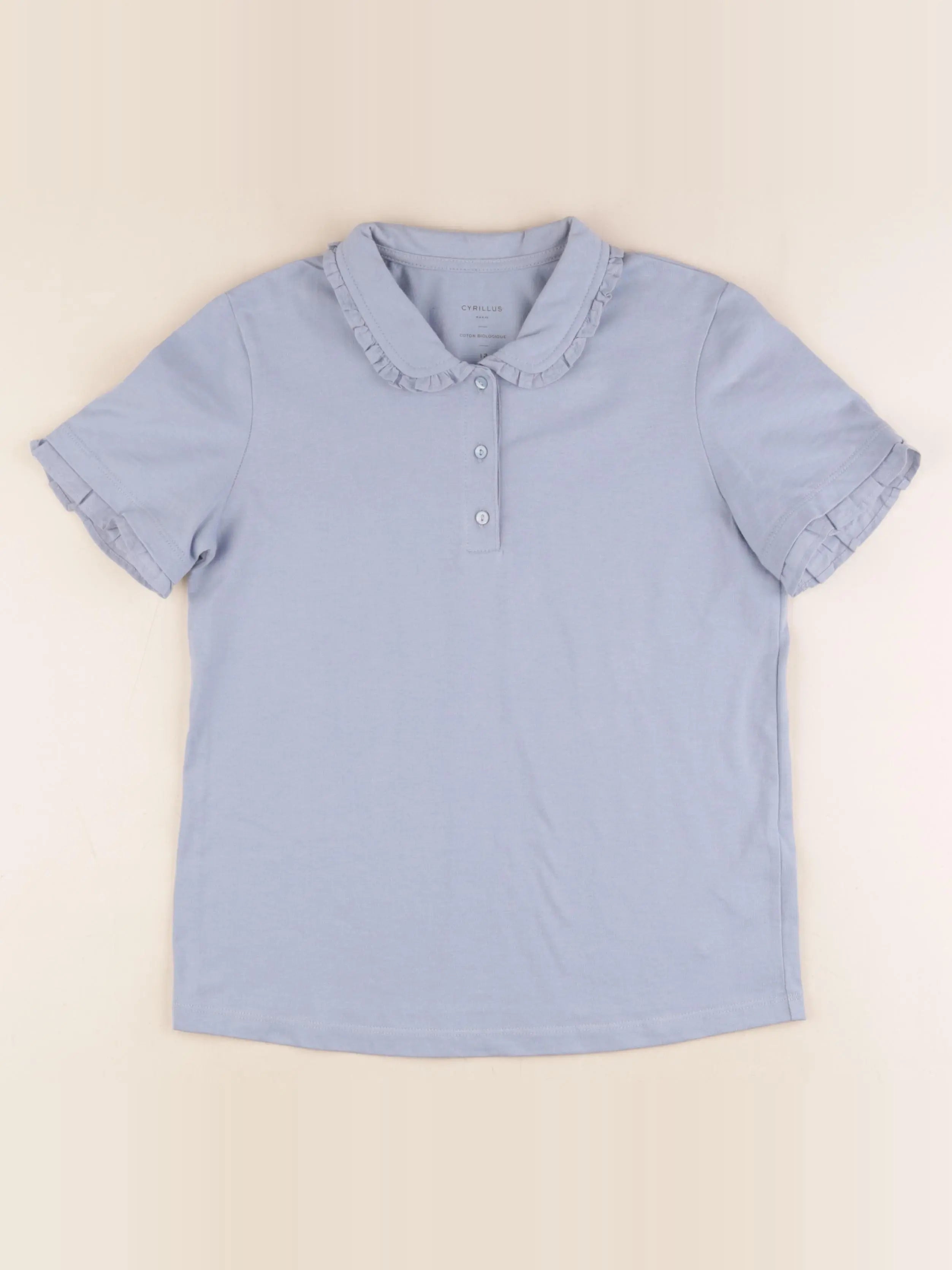Cyrillus - tee-shirt bleu - 12 ans