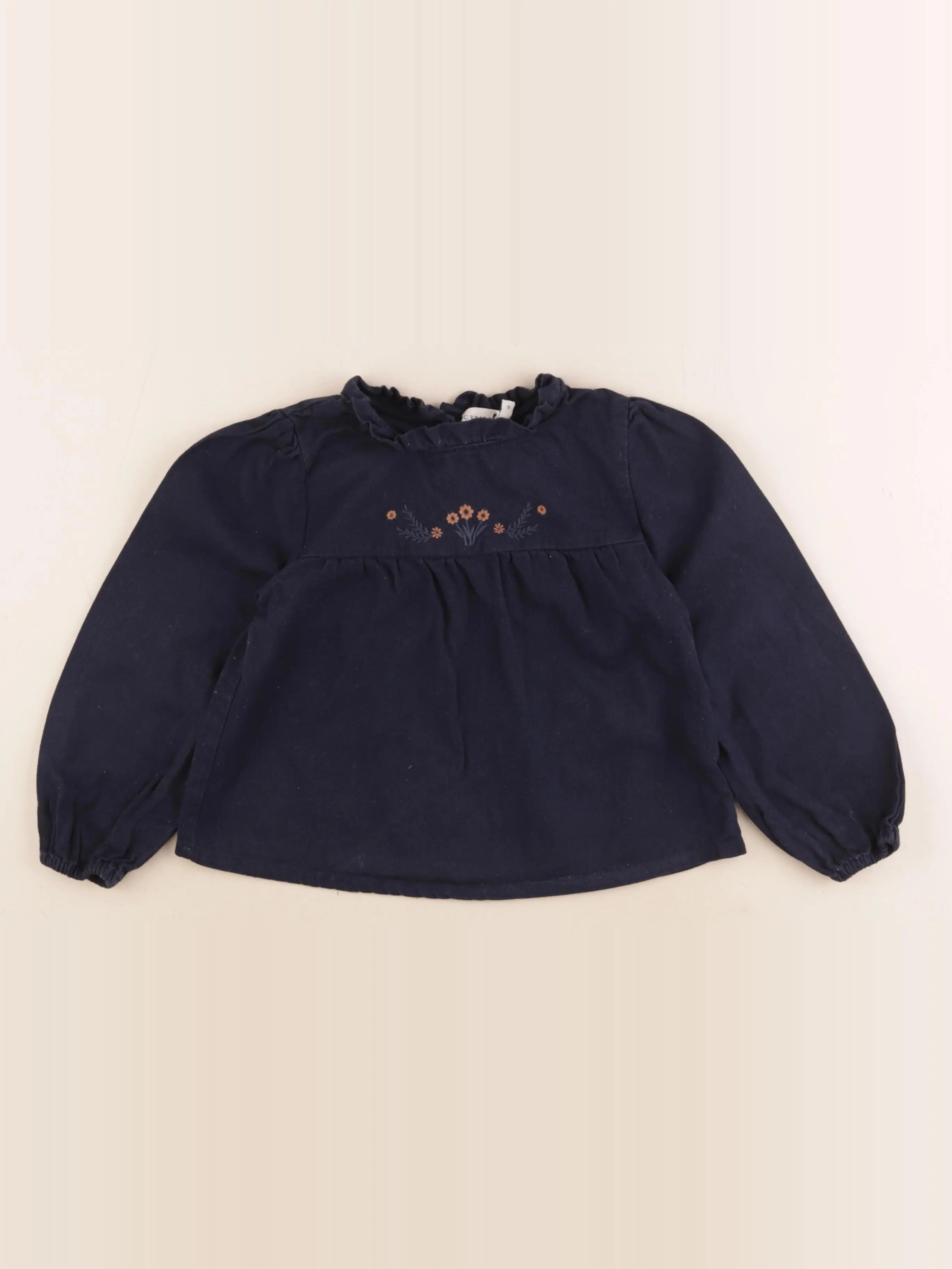 Cyrillus - blouse bleu - 6 ans