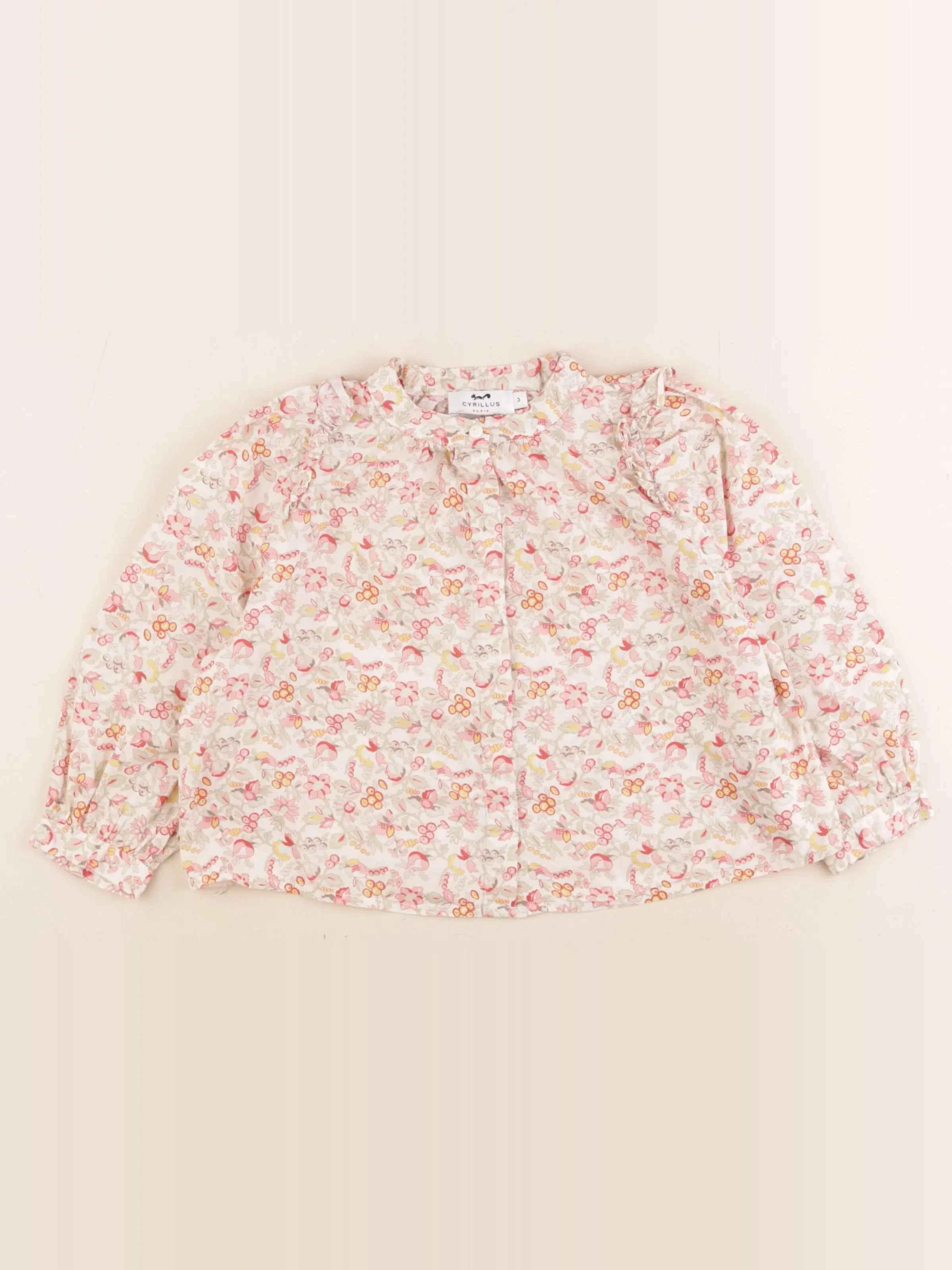 Cyrillus - blouse beige - 3 ans