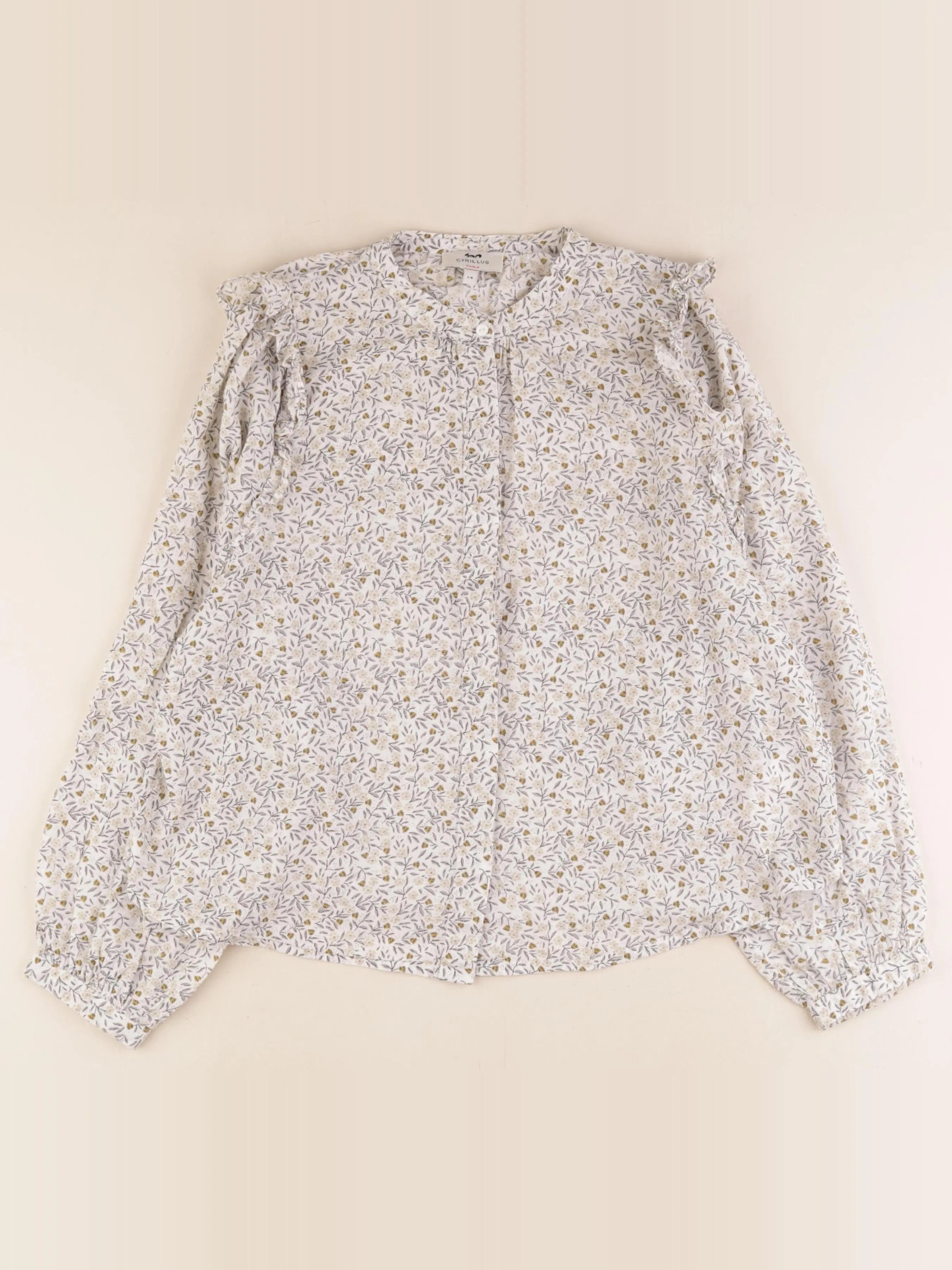 Cyrillus - blouse beige - 14 ans