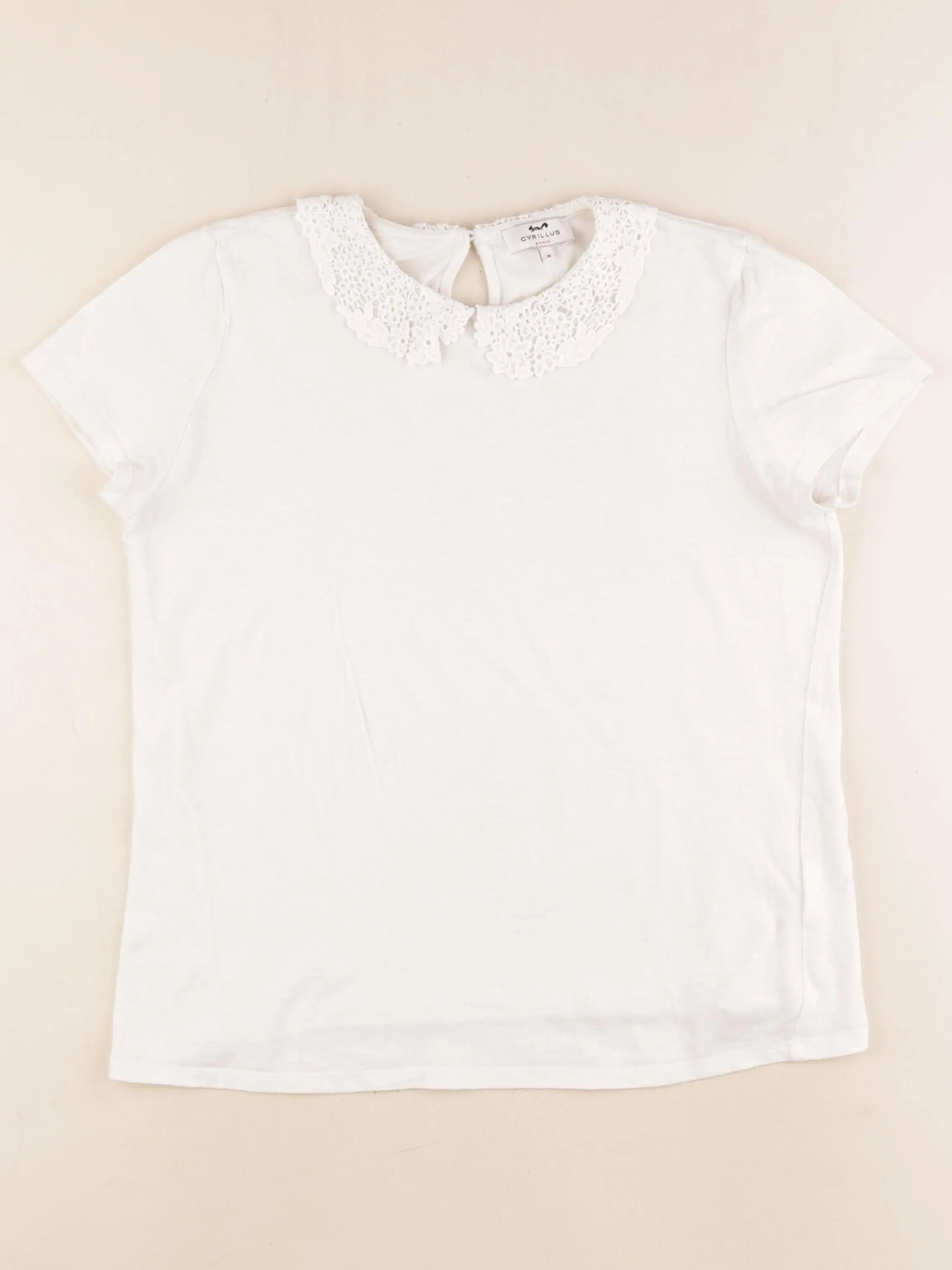 Cyrillus - tee-shirt blanc - 14 ans