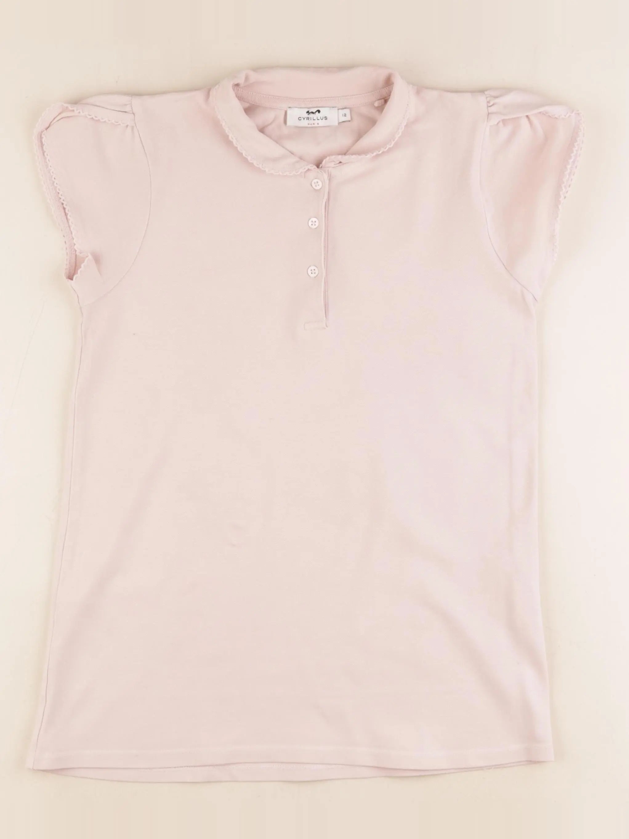 Cyrillus - tee-shirt rose - 12 ans
