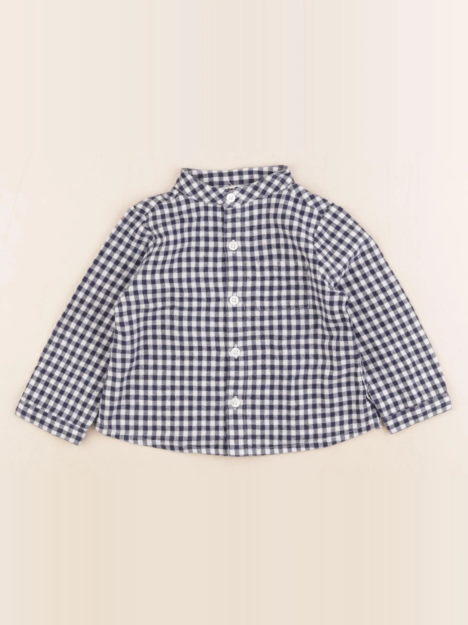 Cyrillus - chemise bleu - 12 mois