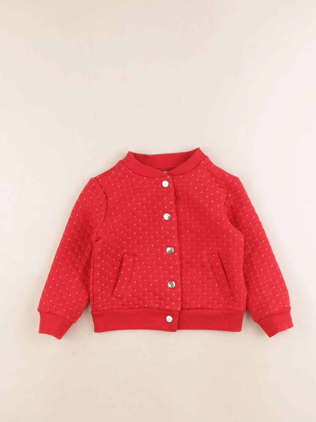 Monoprix - sweat rouge - 5 ans