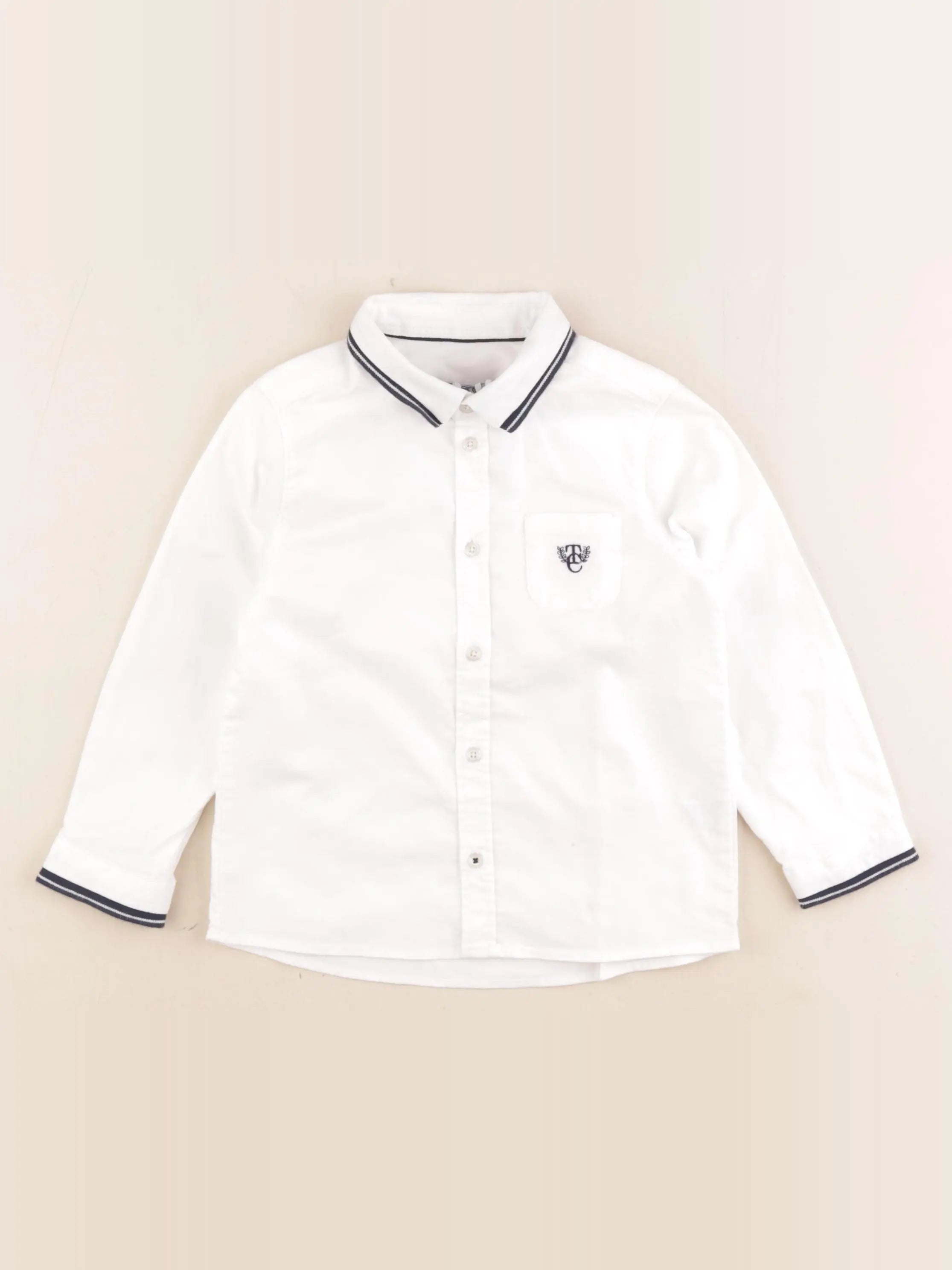 Tartine & Chocolat - chemise blanc - 3 ans