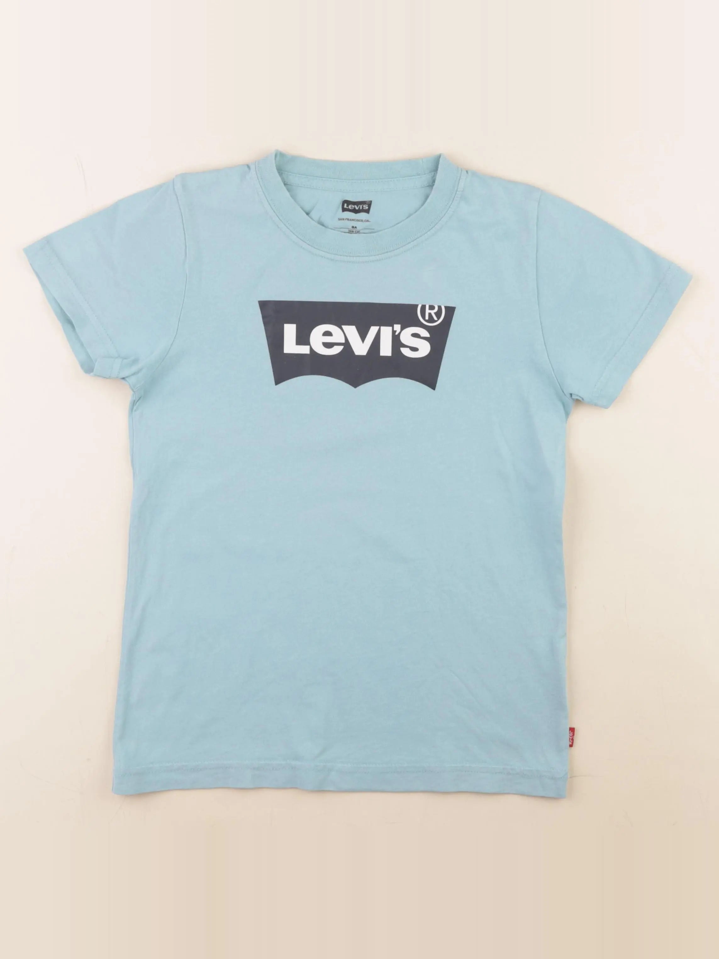 Levi's - tee-shirt bleu - 8 ans