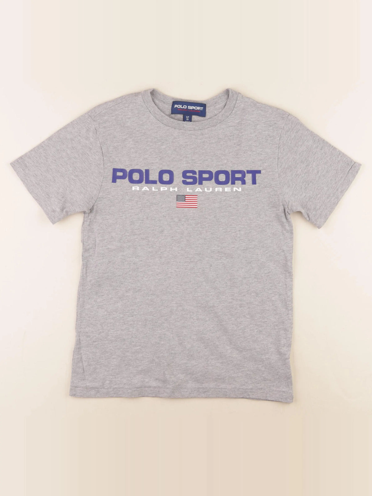 Ralph Lauren - tee-shirt gris - 8 ans