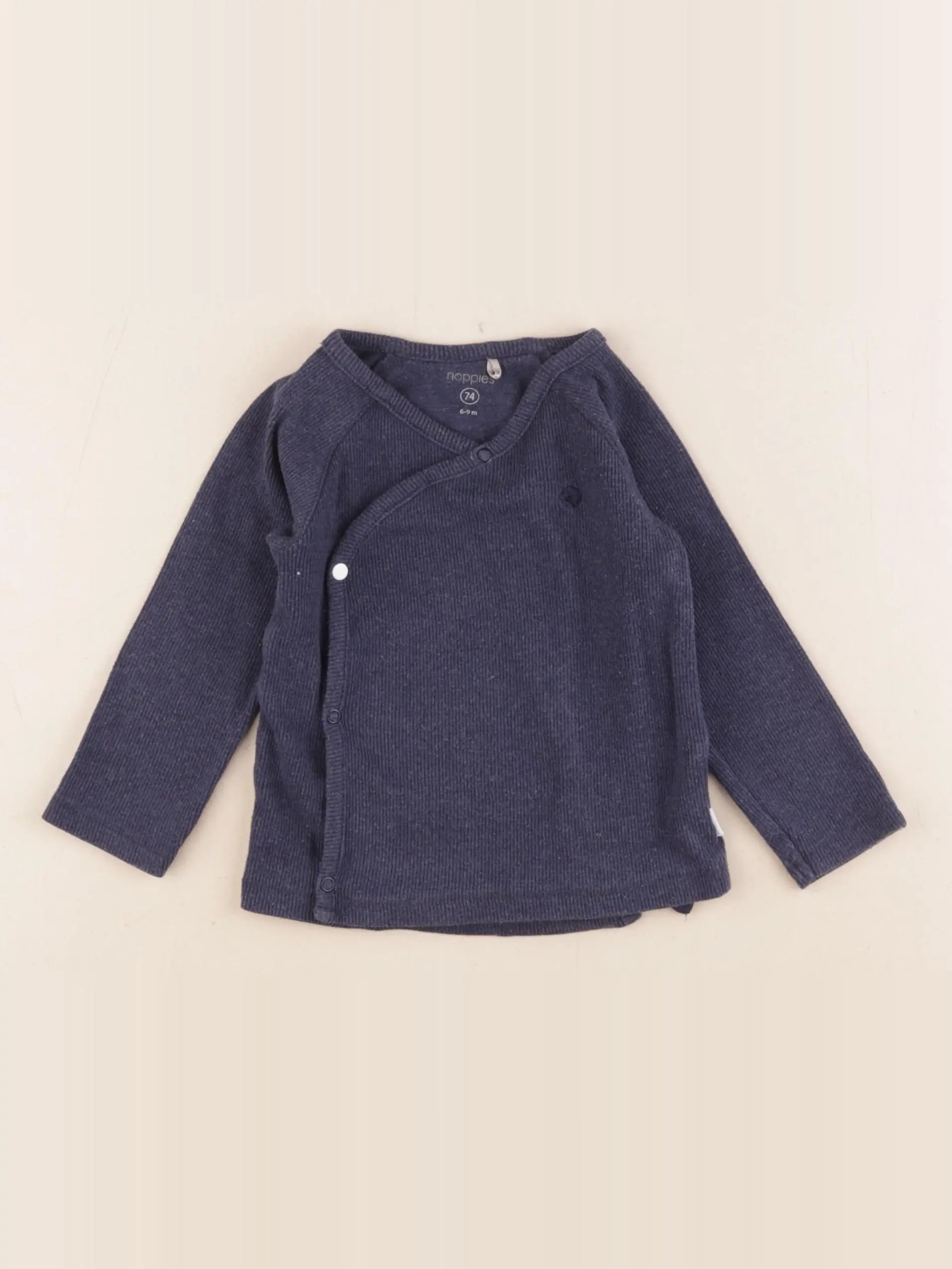 Noppies - tee-shirt bleu - 6/9 mois