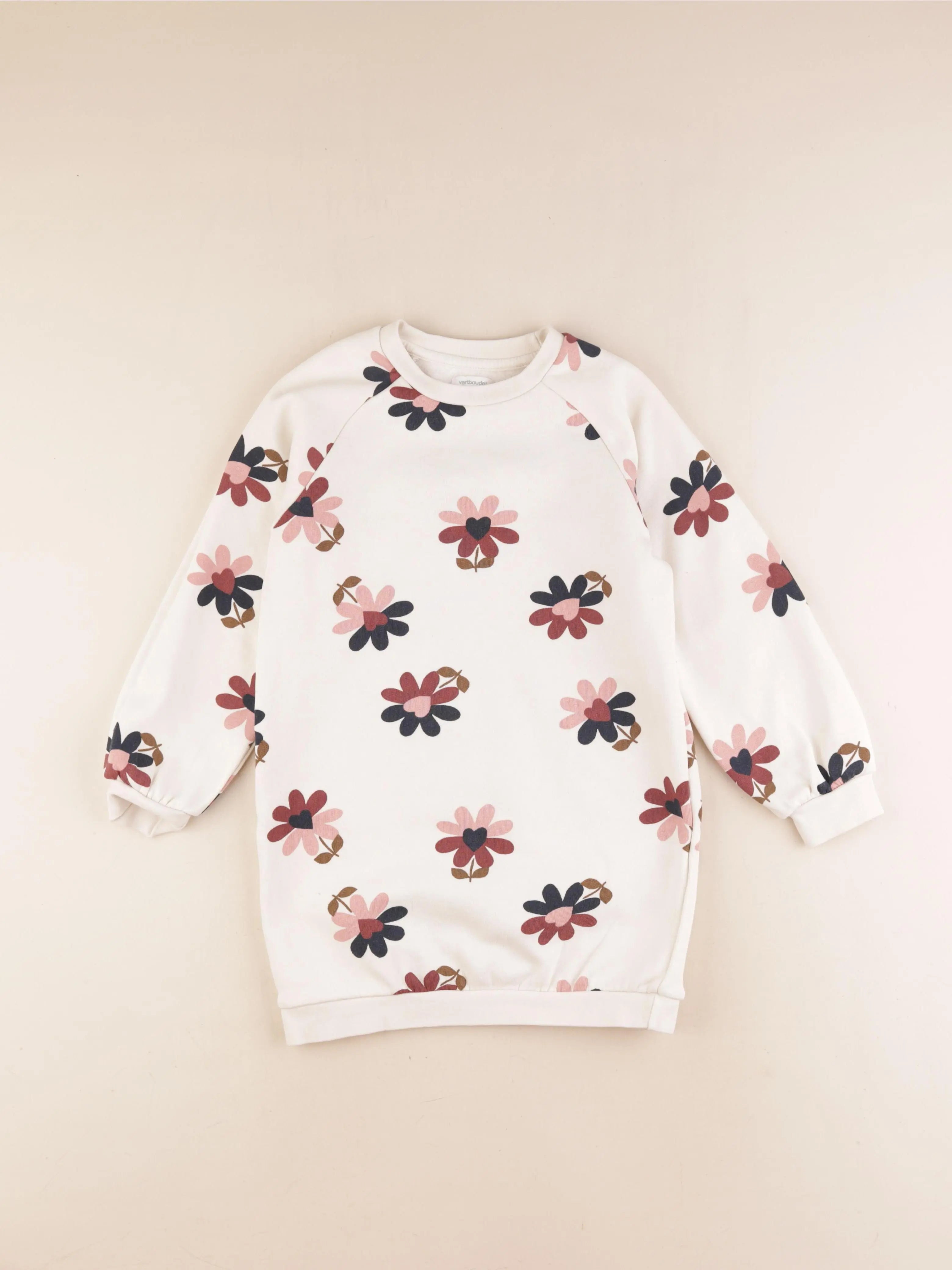 Vertbaudet - robe beige - 8 ans