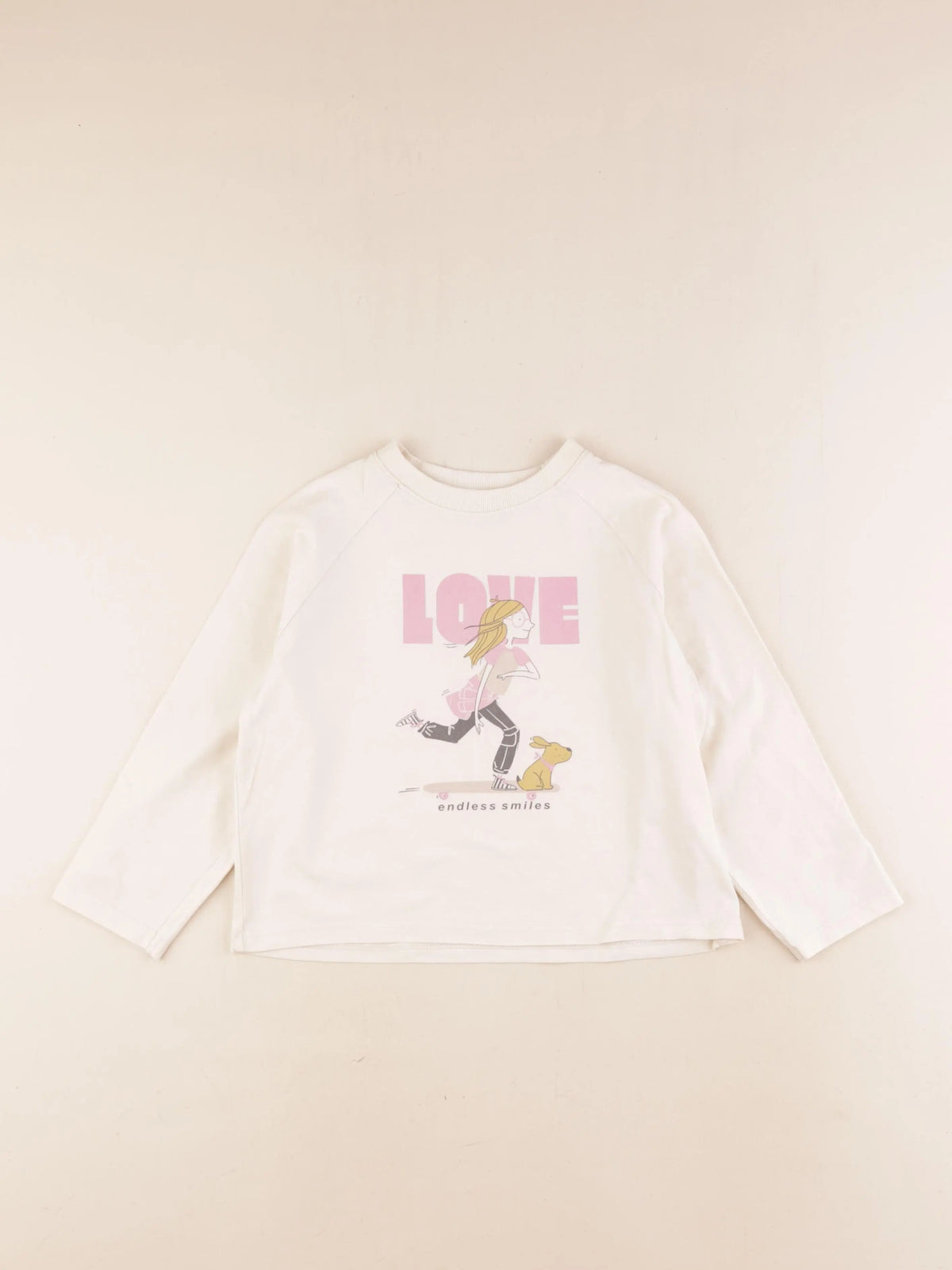 Vertbaudet - tee-shirt rose - 6 ans