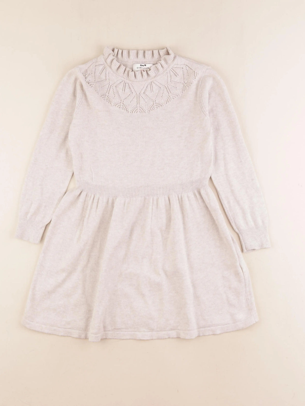 Cyrillus - robe beige - 6 ans
