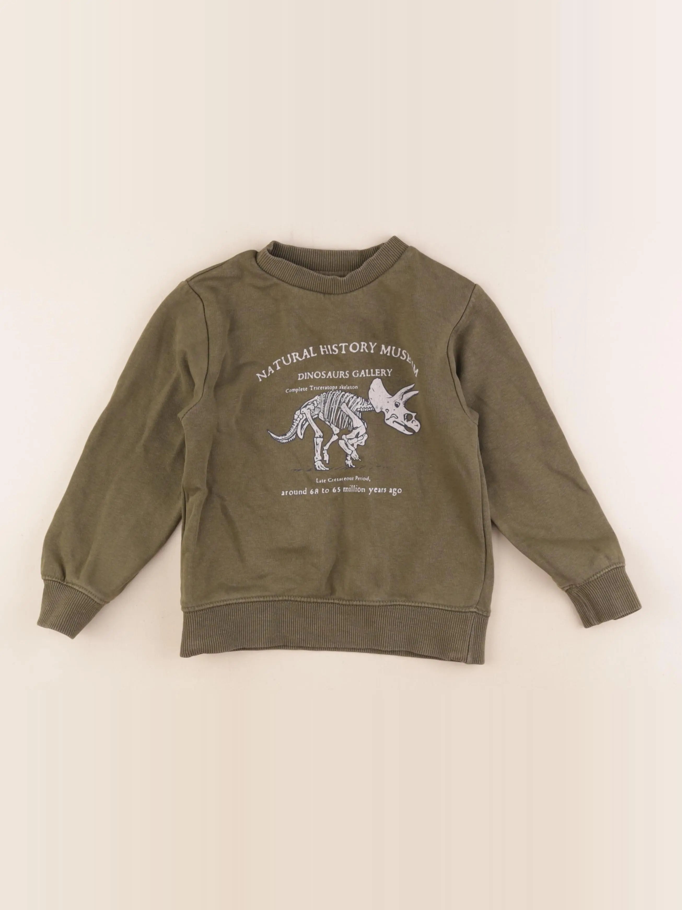 Vertbaudet - sweat vert - 5 ans