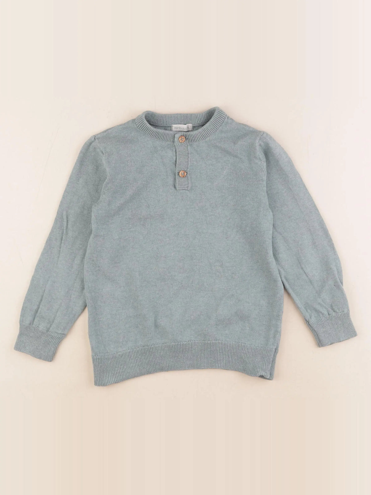 Vertbaudet - pull vert - 5 ans