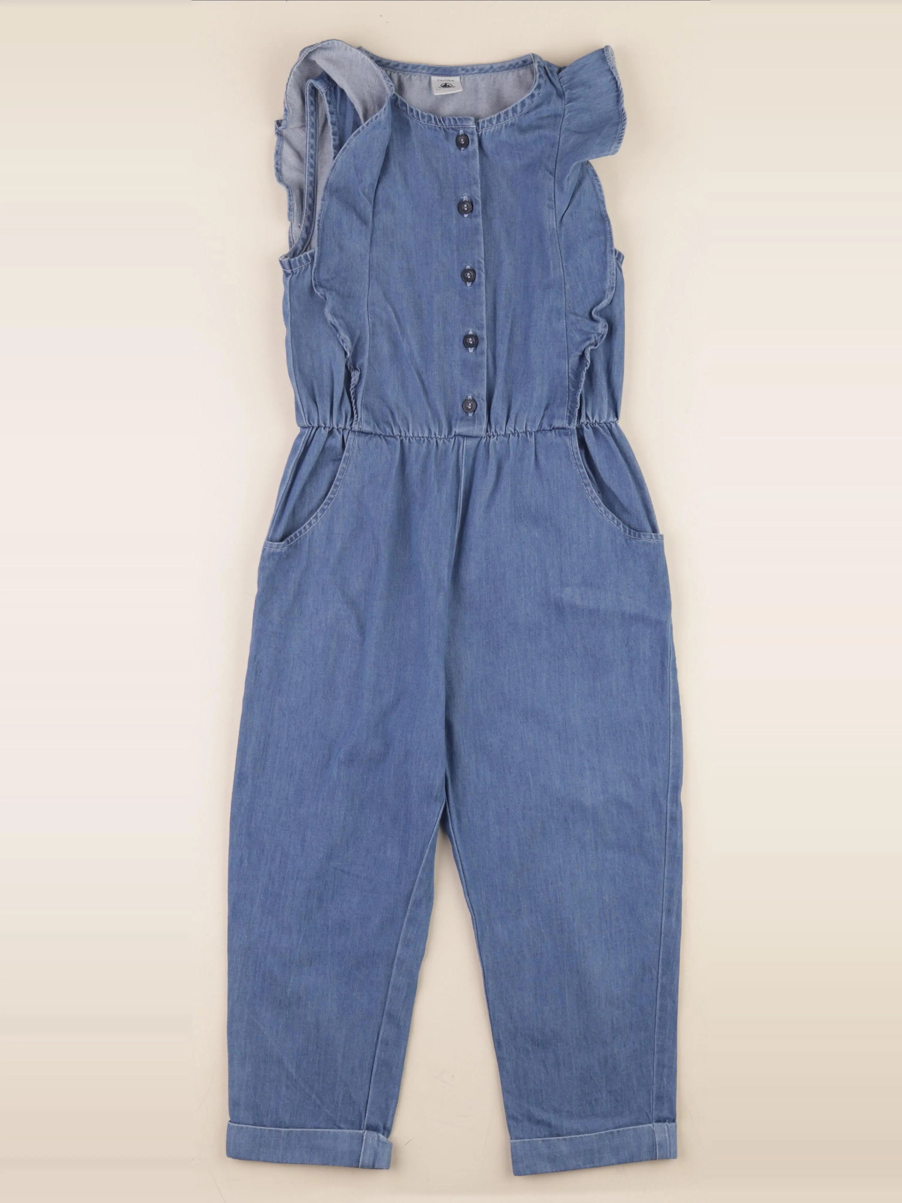 Petit Bateau - combinaison bleu - 8 ans