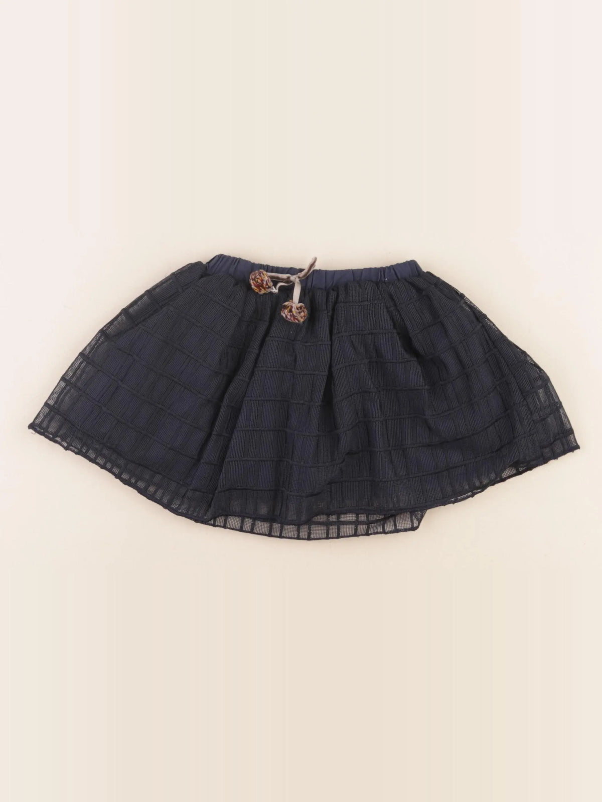 Zara - jupe bleu - 12/18 mois
