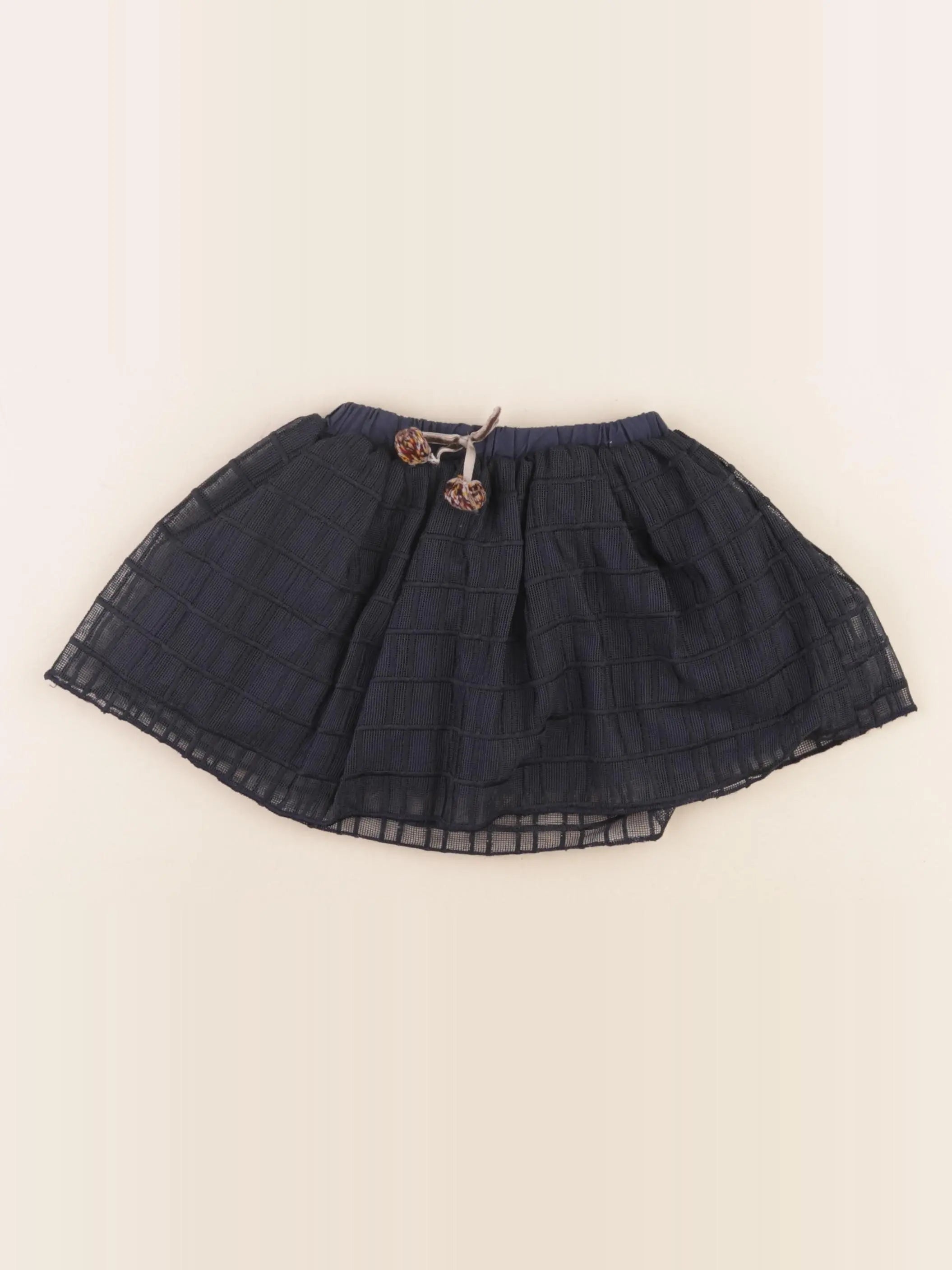 Zara - jupe bleu - 12/18 mois