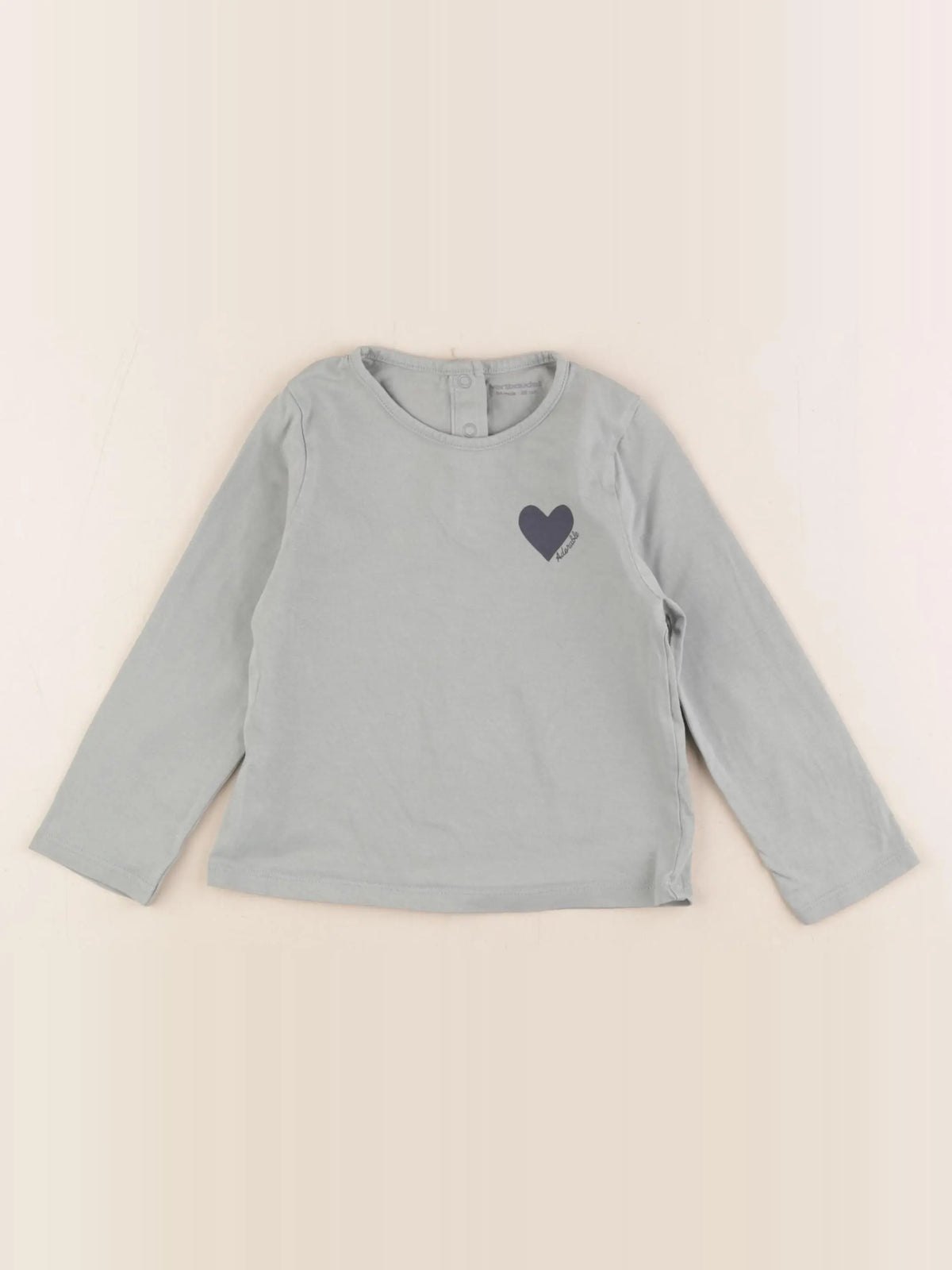 Vertbaudet - tee-shirt vert - 24 mois