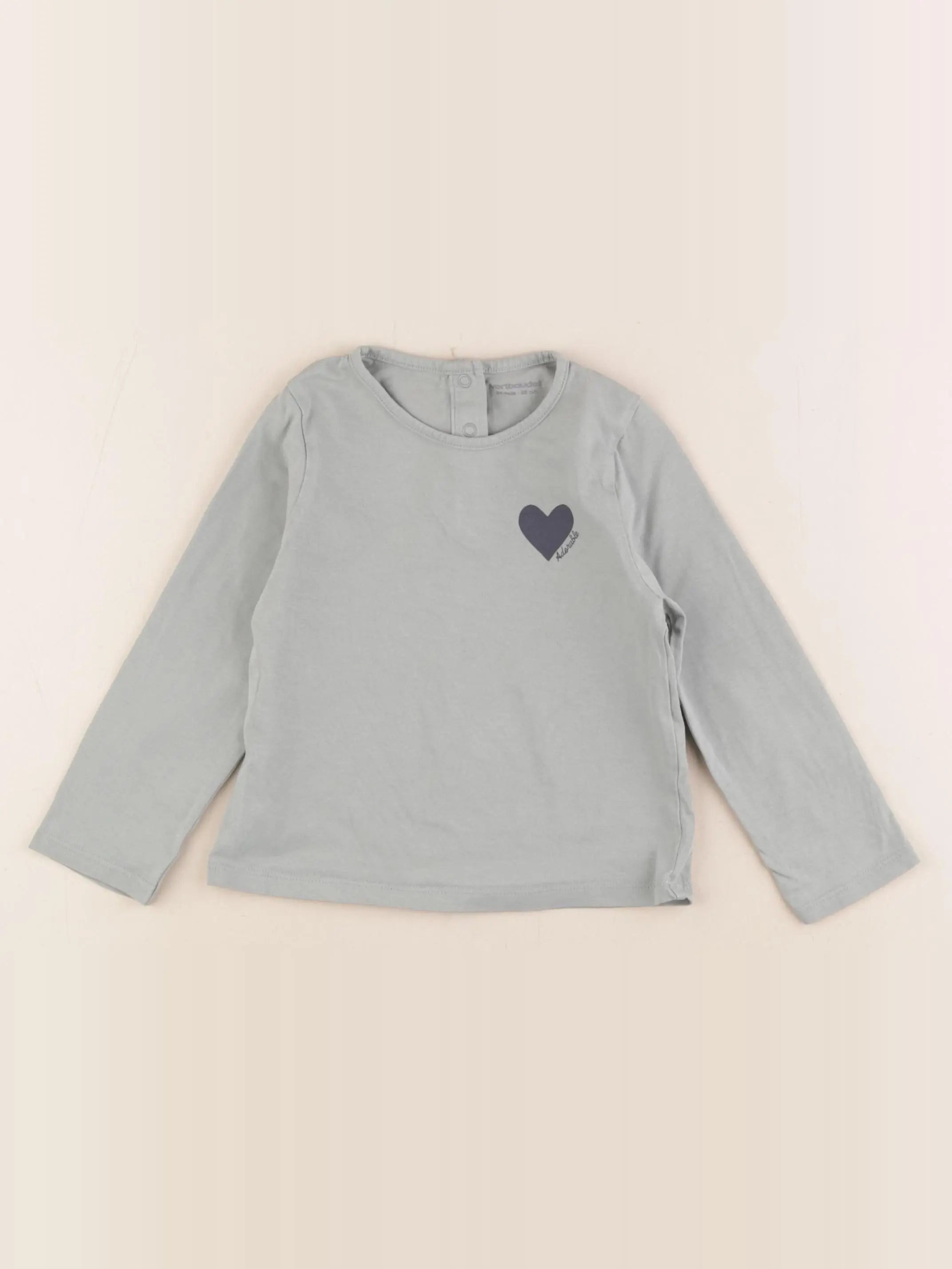 Vertbaudet - tee-shirt vert - 24 mois