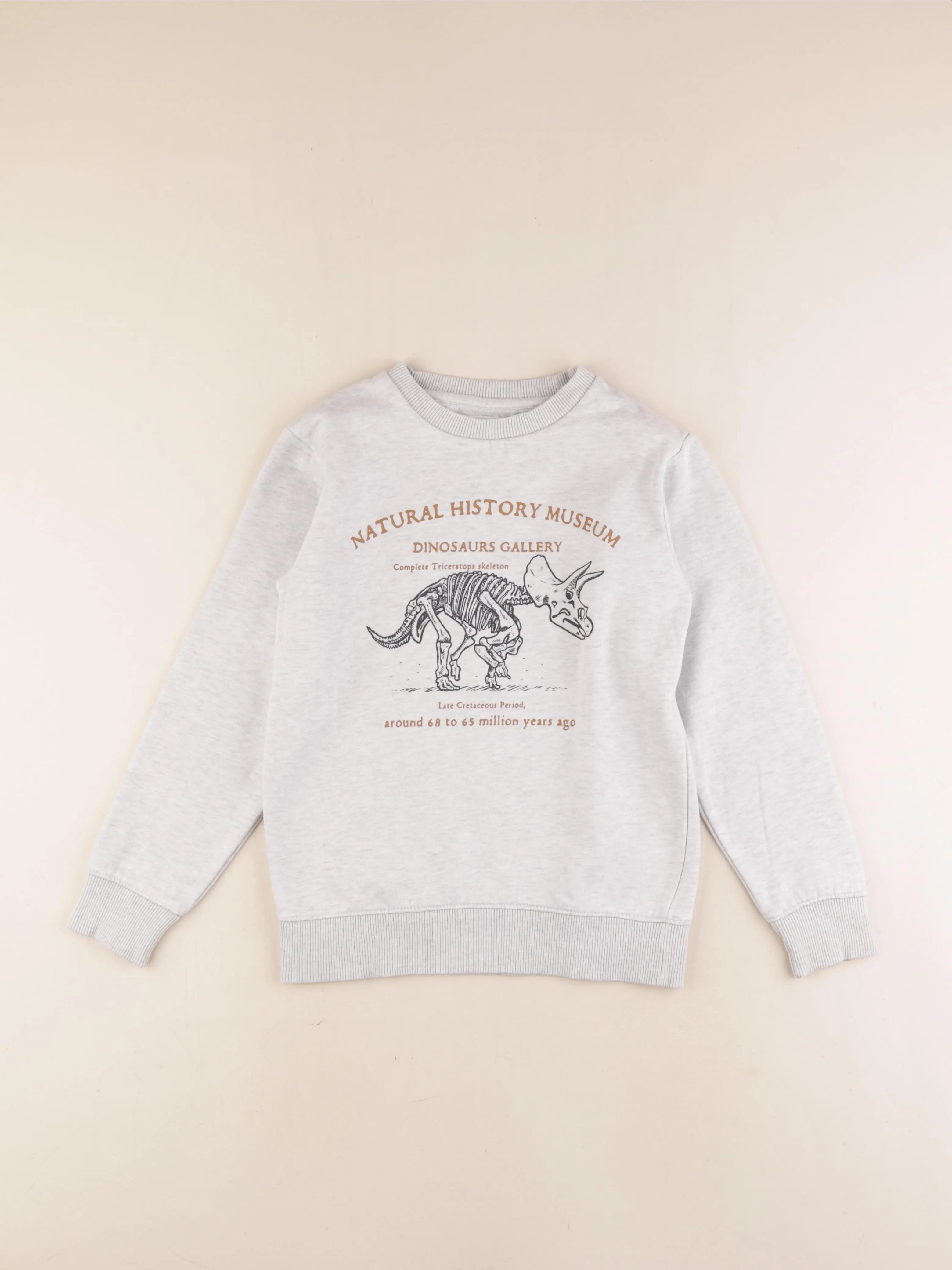 Vertbaudet - sweat gris - 10 ans