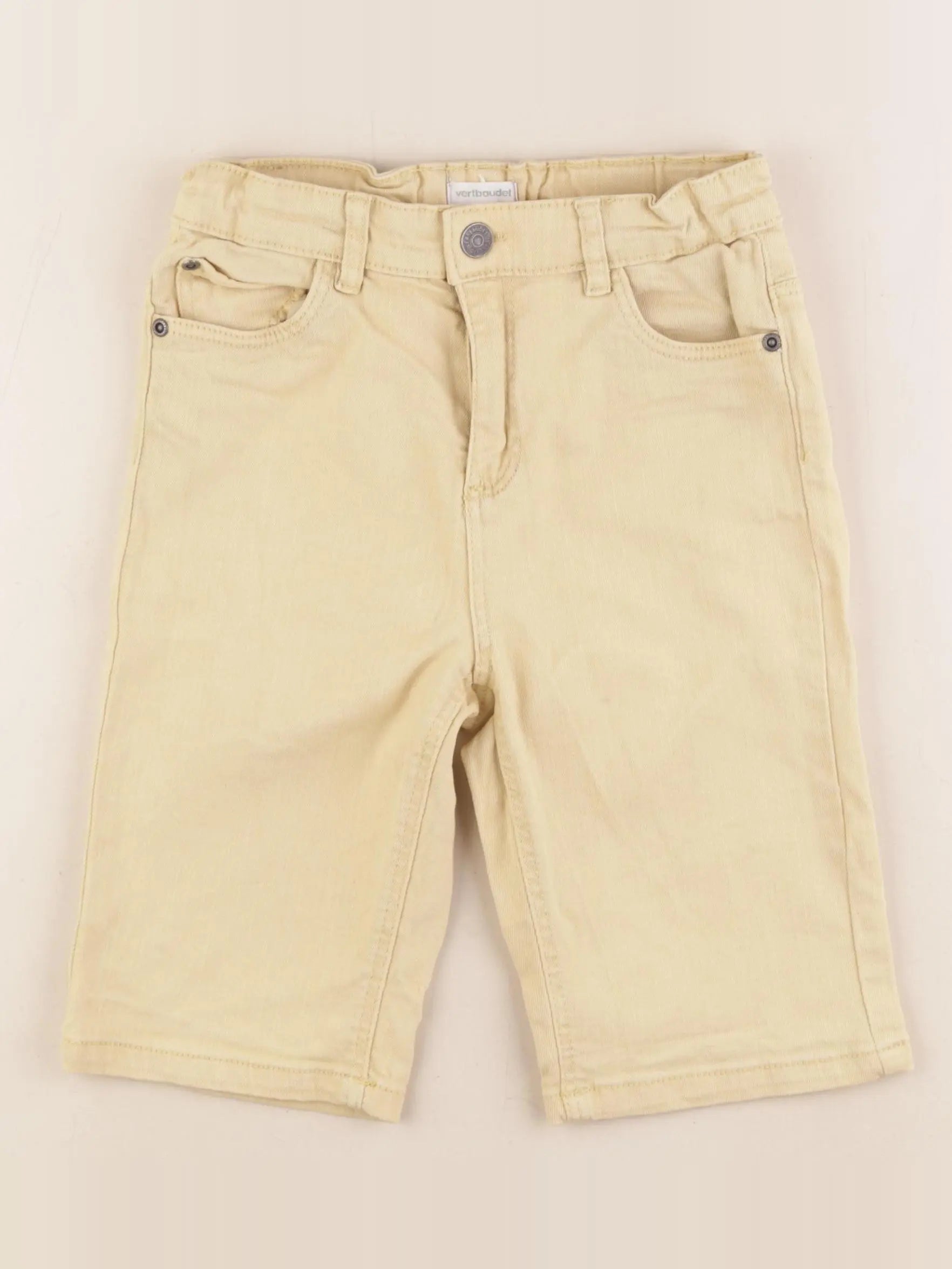 Vertbaudet - short jaune - 10 ans