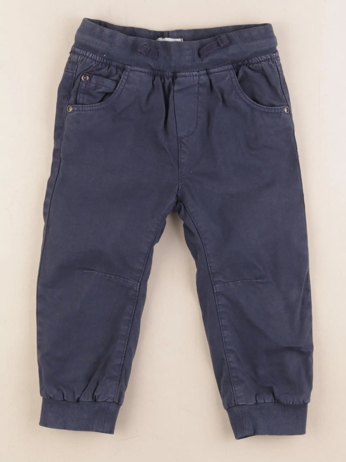 Vertbaudet - pantalon doublé bleu - 3 ans