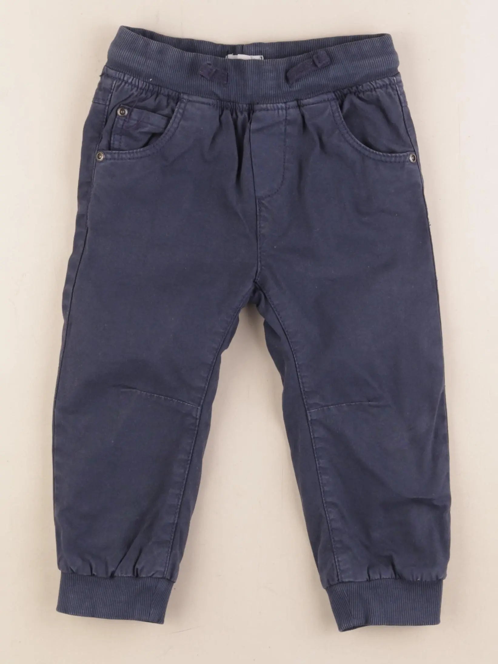 Vertbaudet - pantalon doublé bleu - 3 ans