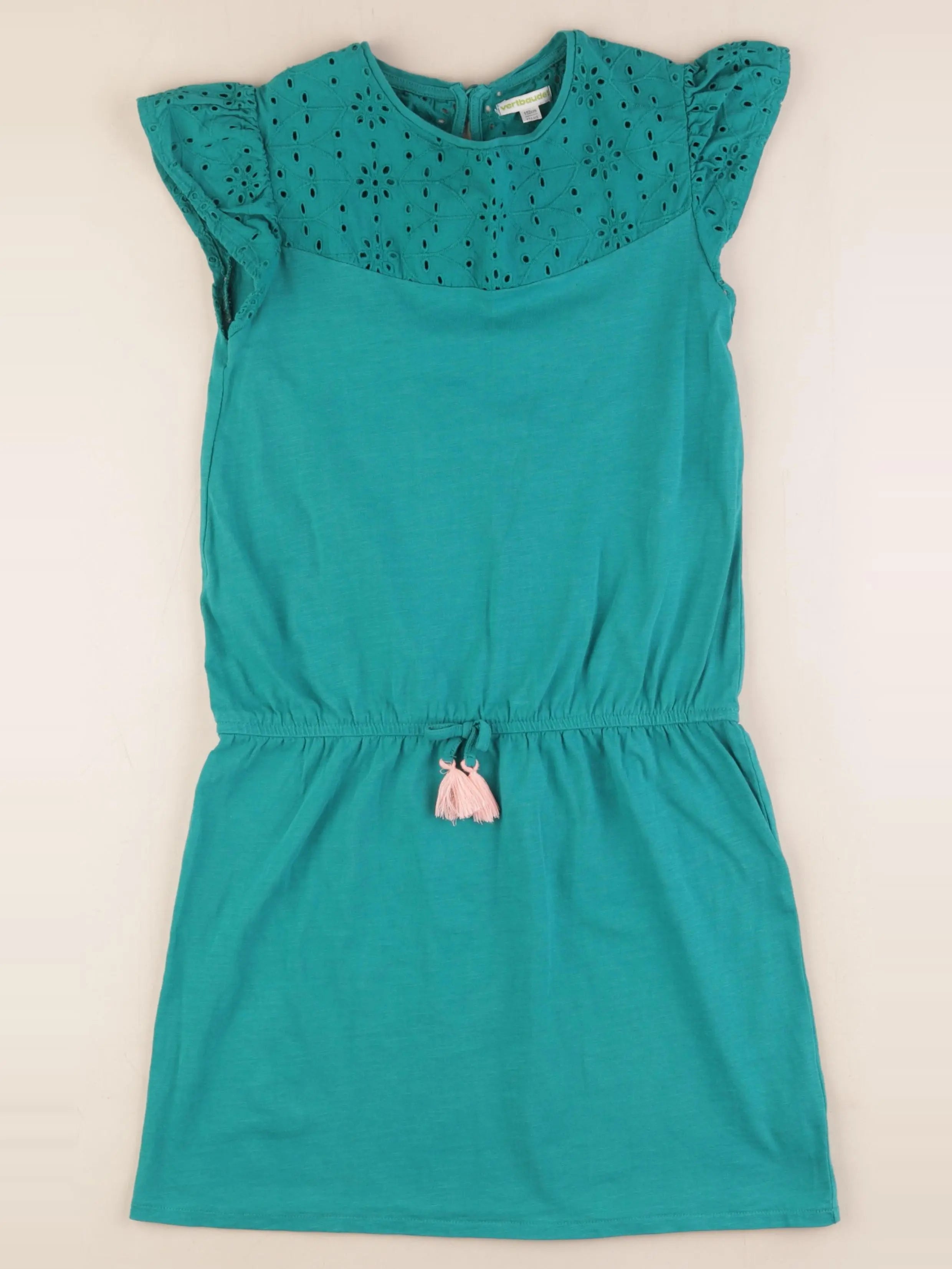 Vertbaudet - robe vert - 12 ans