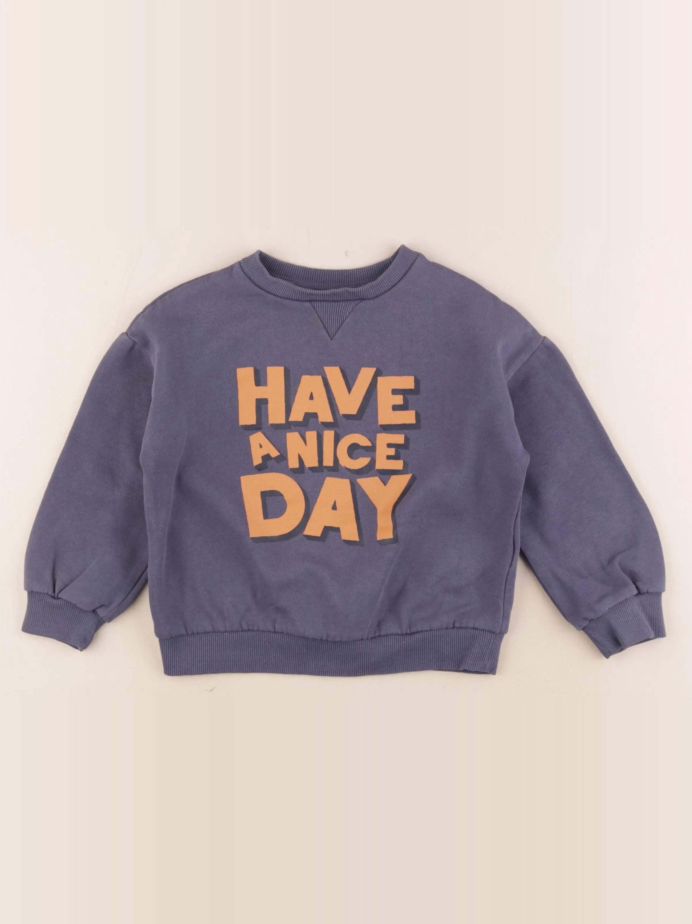 Vertbaudet - sweat violet - 4 ans