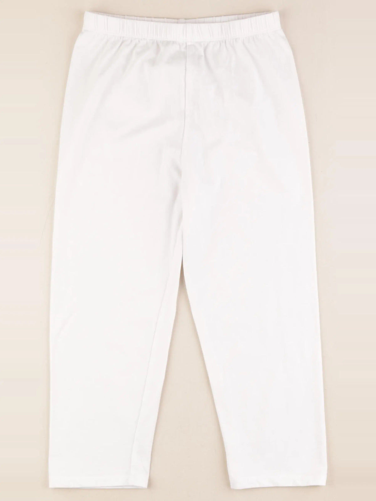 Vertbaudet - legging court blanc - 12 ans