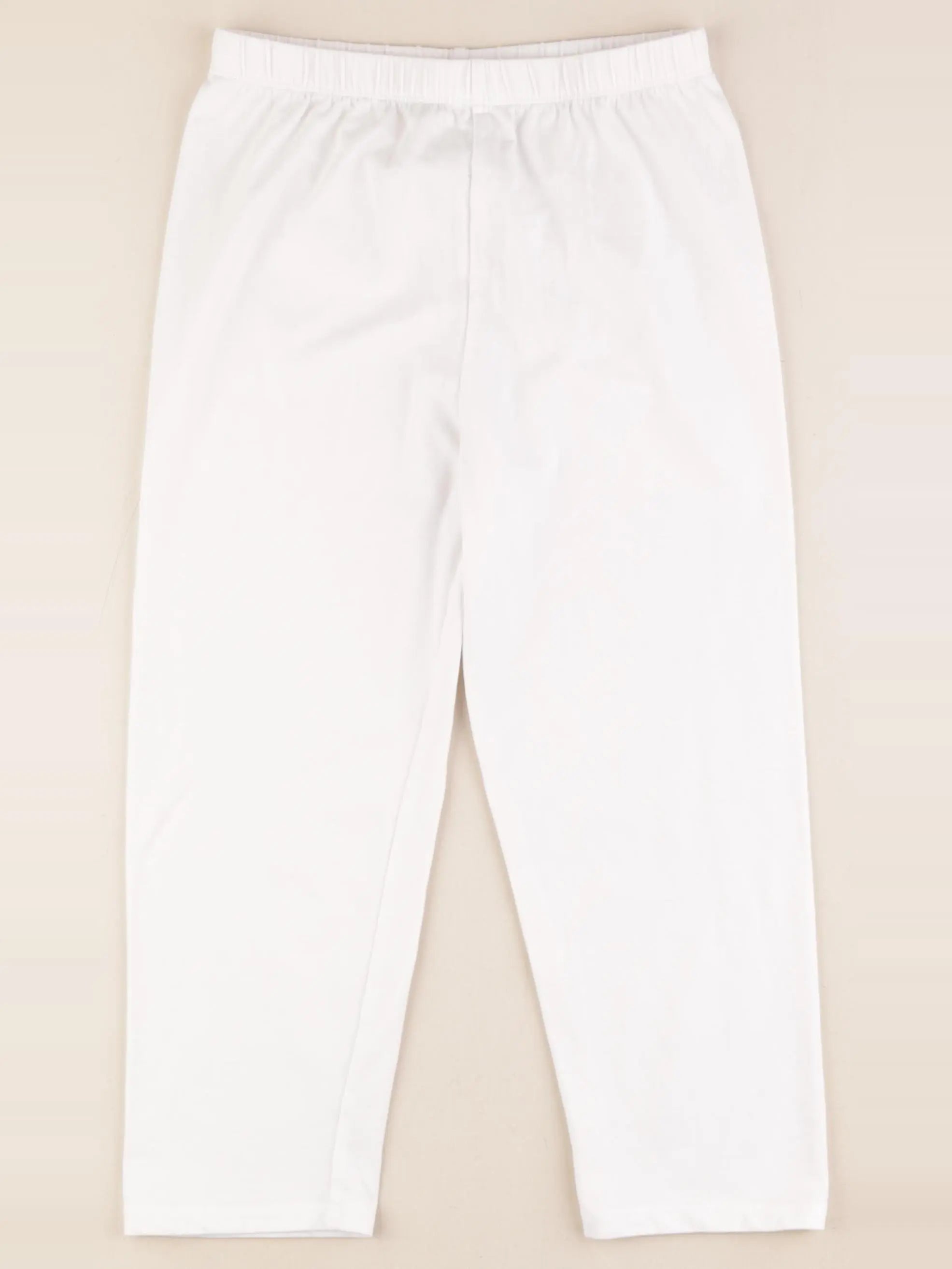 Vertbaudet - legging court blanc - 12 ans