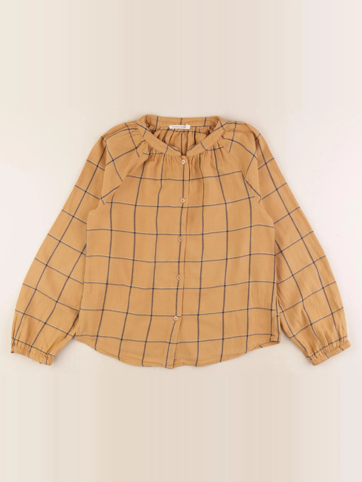 Monoprix - blouse marron - 12 ans