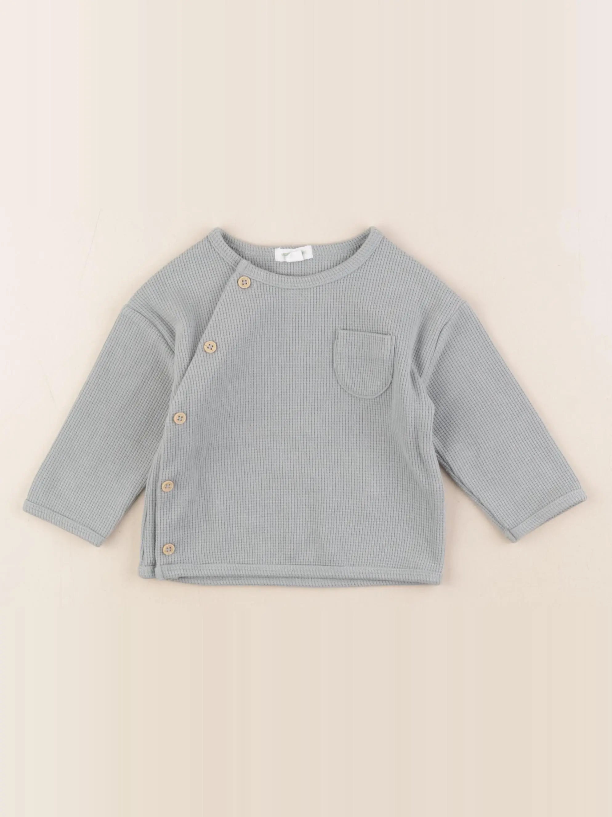Vertbaudet - tee-shirt vert - 9 mois