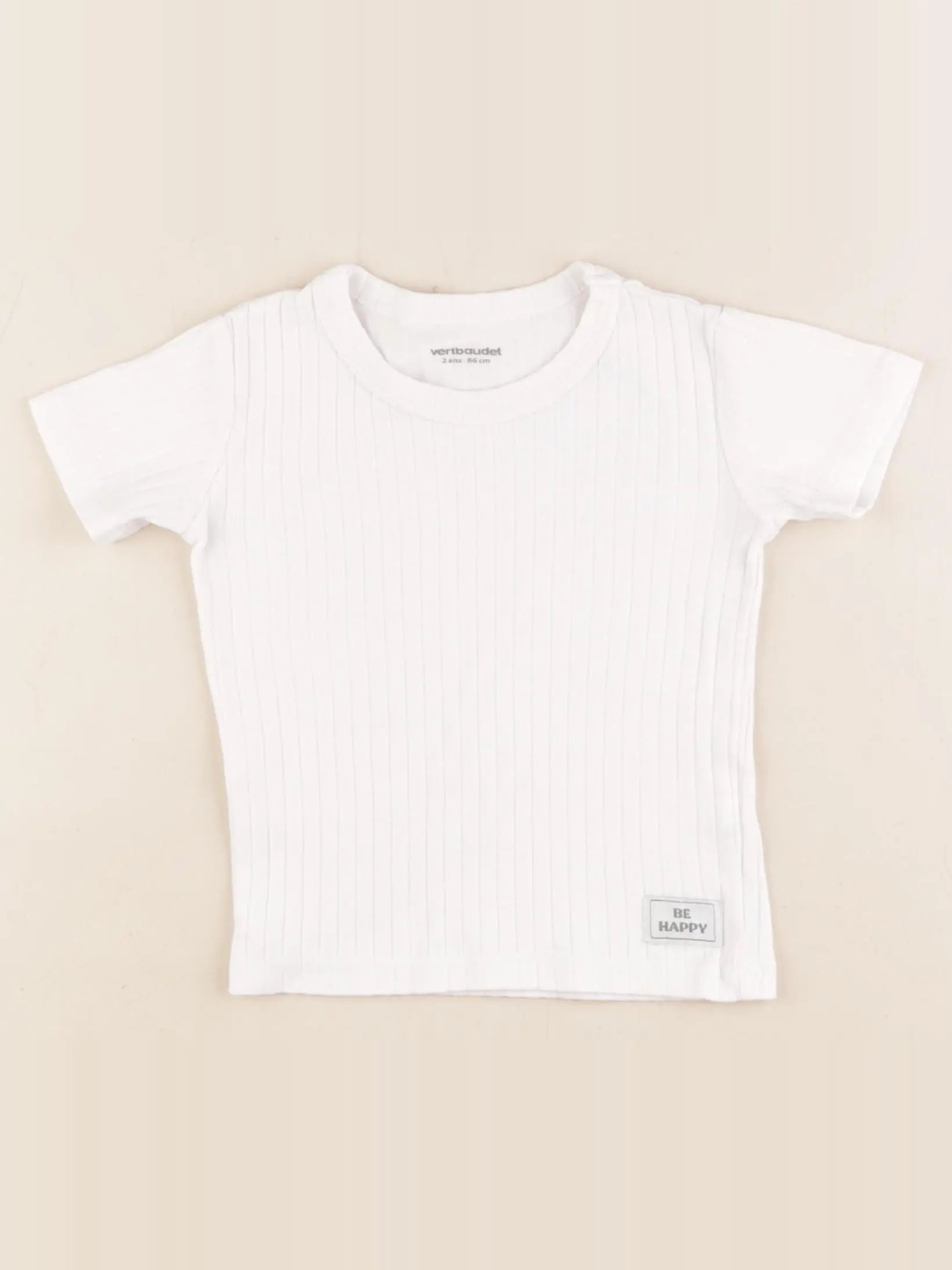 Vertbaudet - maillot de corps blanc - 2 ans