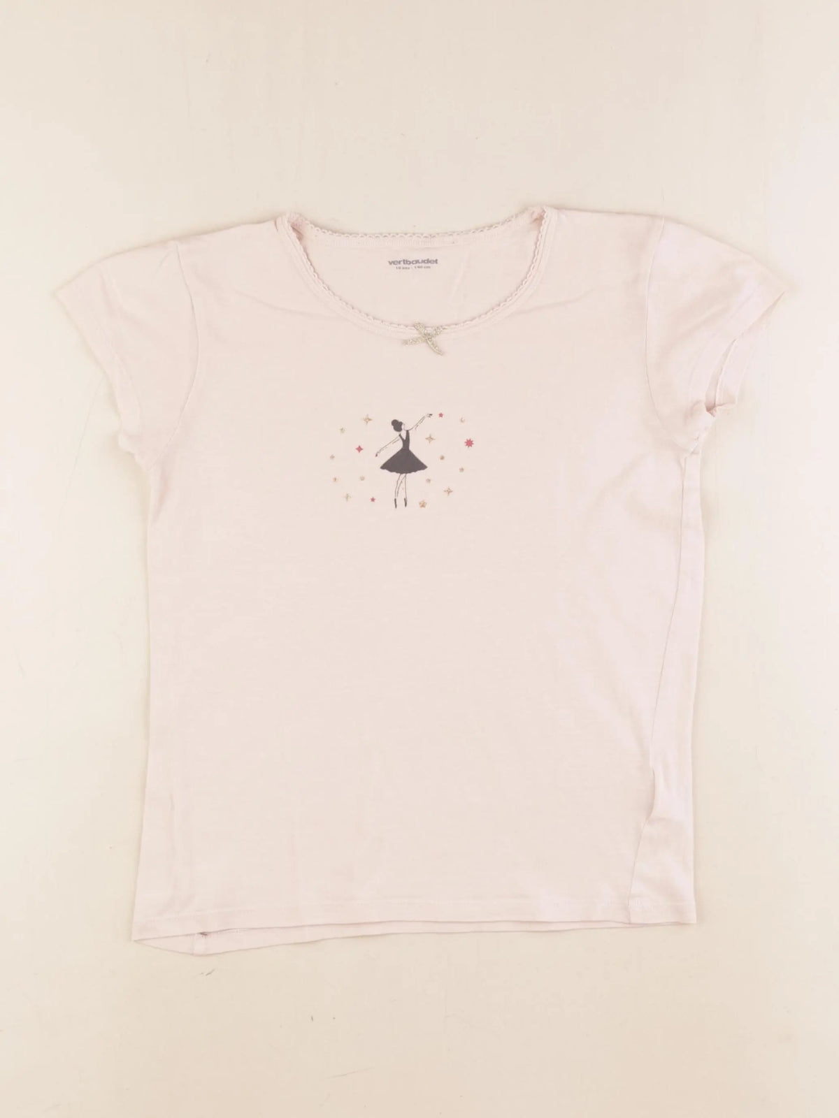 Vertbaudet - maillot de corps rose - 10 ans