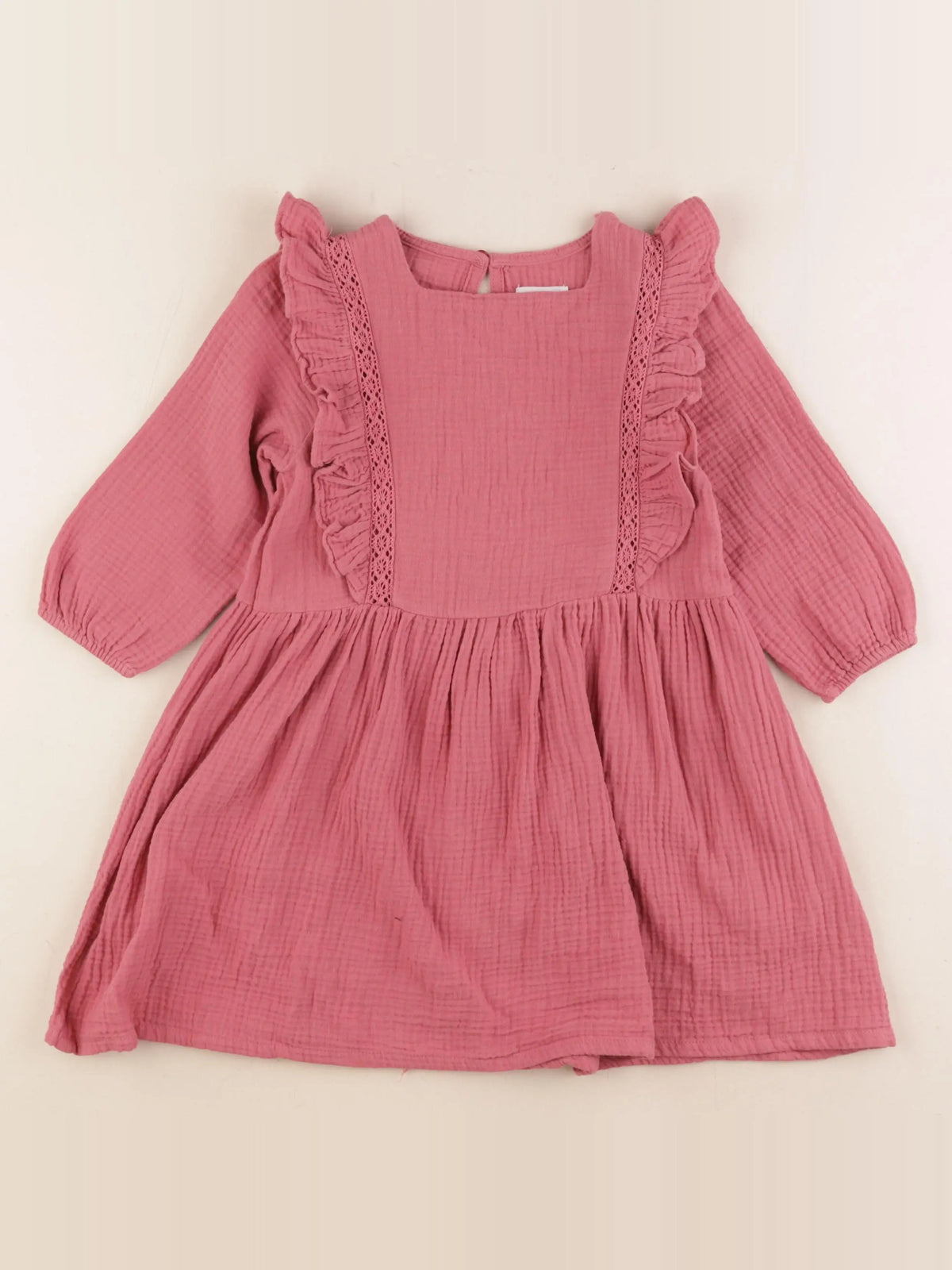 Vertbaudet - robe rose - 6 ans