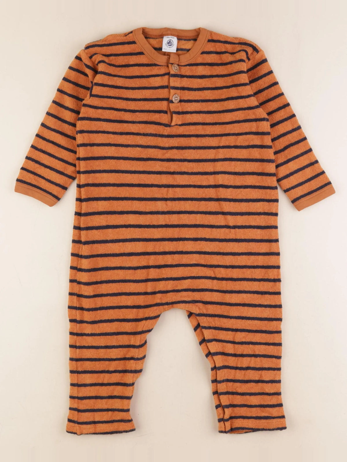Petit Bateau - combinaison marron - 36 mois
