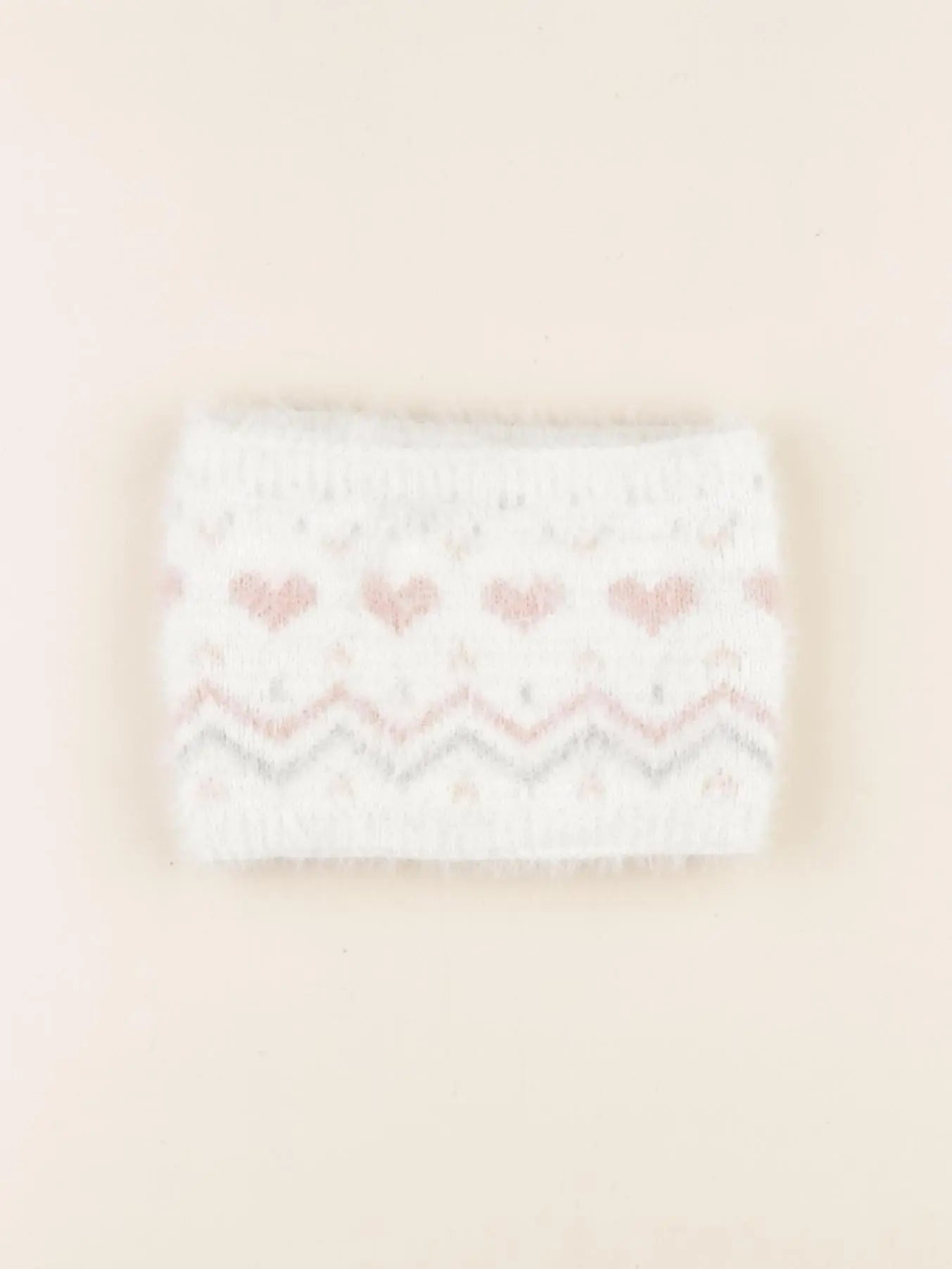 Vertbaudet - tour de cou blanc, rose - 12/18 mois