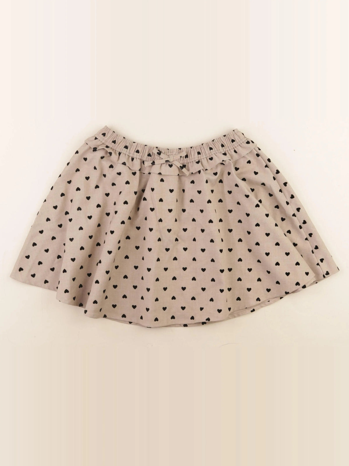 Zara - jupe short marron, noir - 12/13 ans