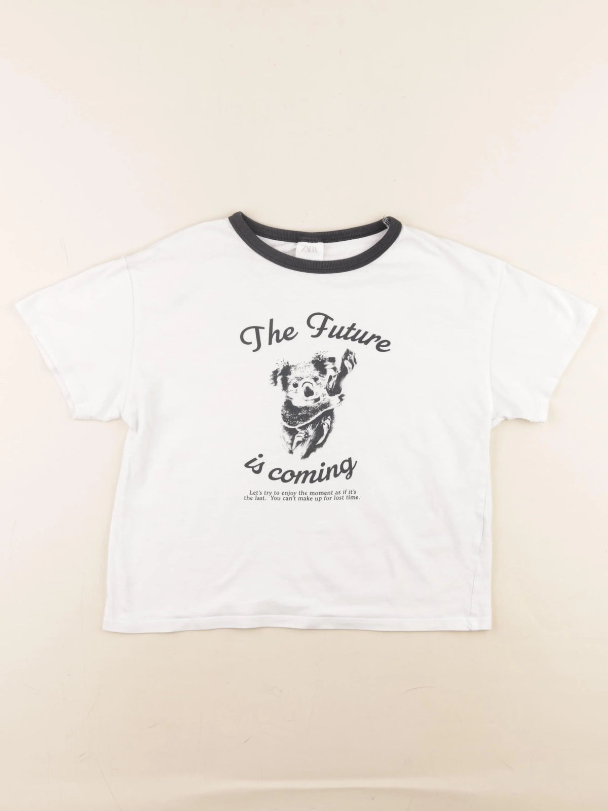 Zara - tee-shirt blanc - 11/12 ans