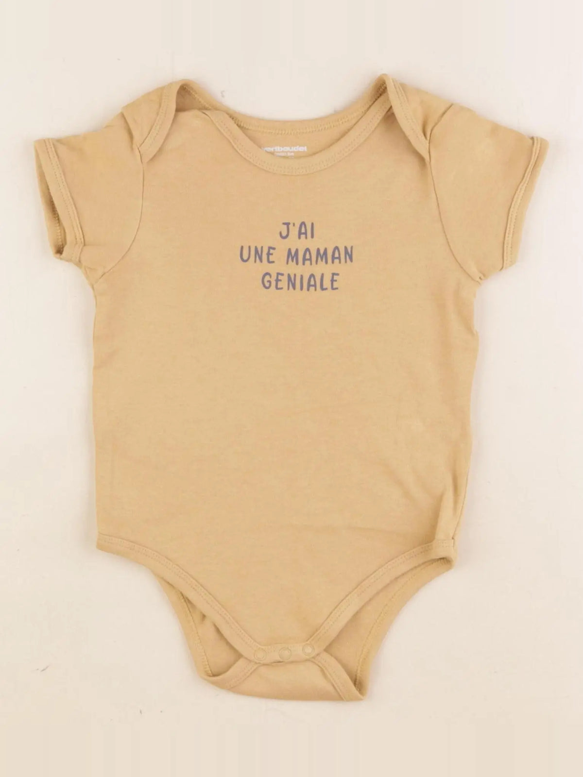 Vertbaudet - body marron - 24 mois