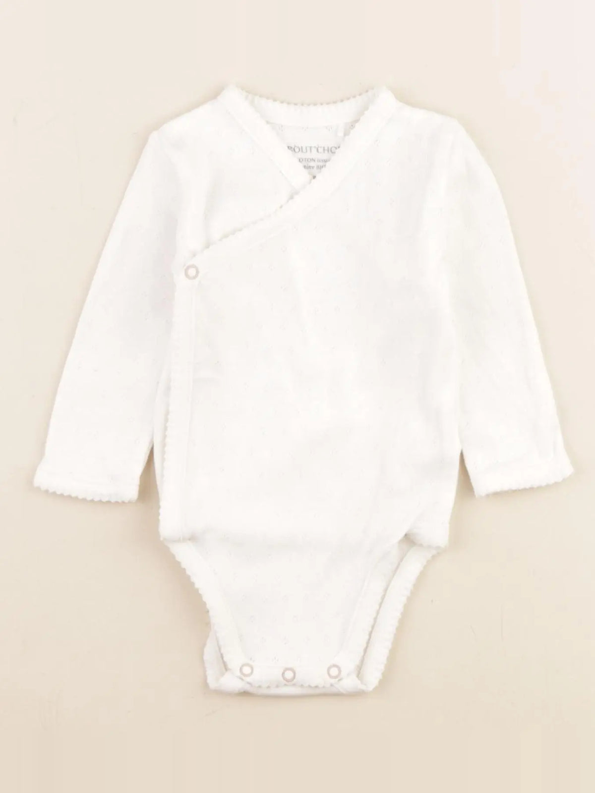 Boutchou - body blanc - 6 mois