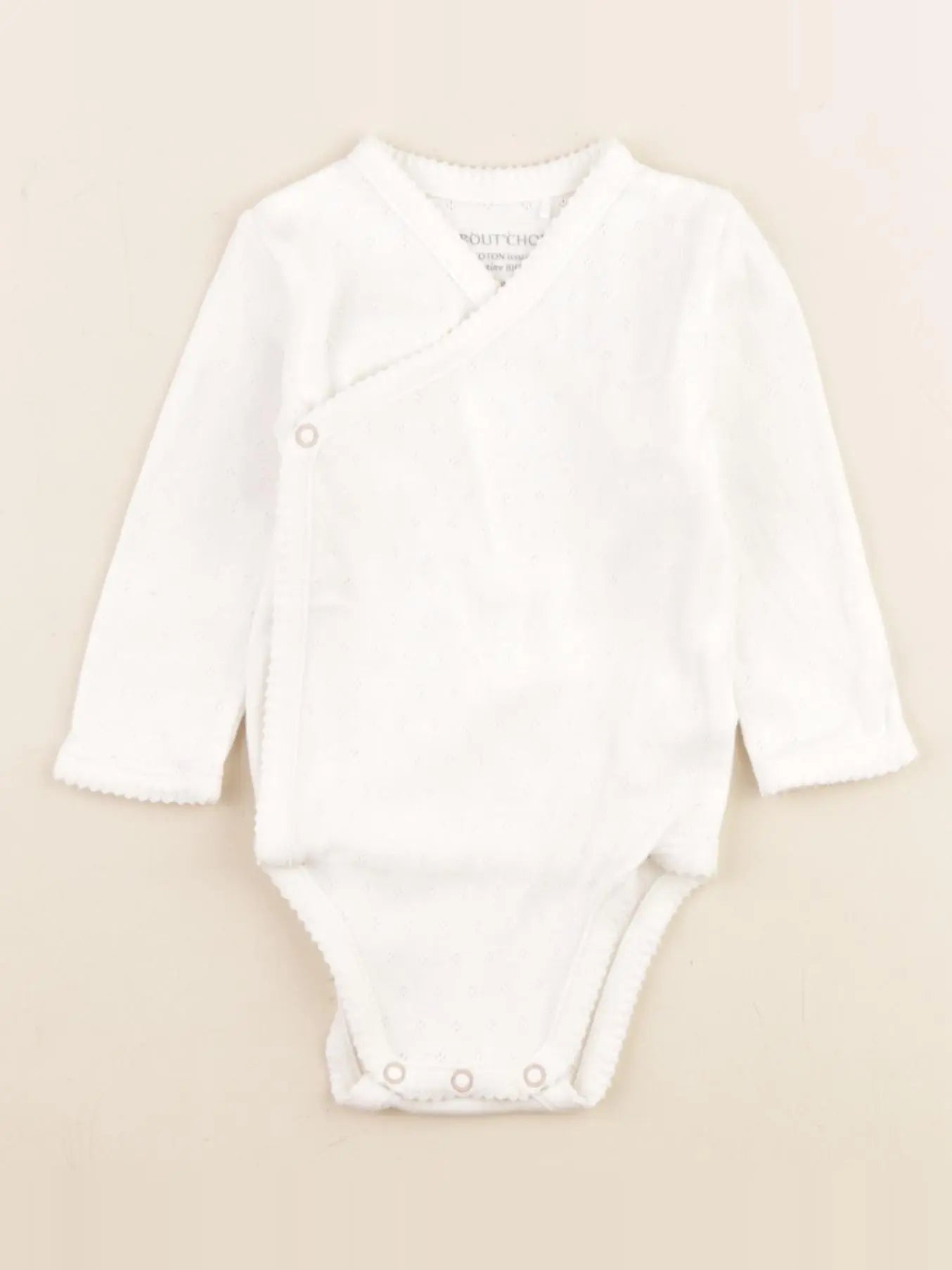 Boutchou - body blanc - 6 mois