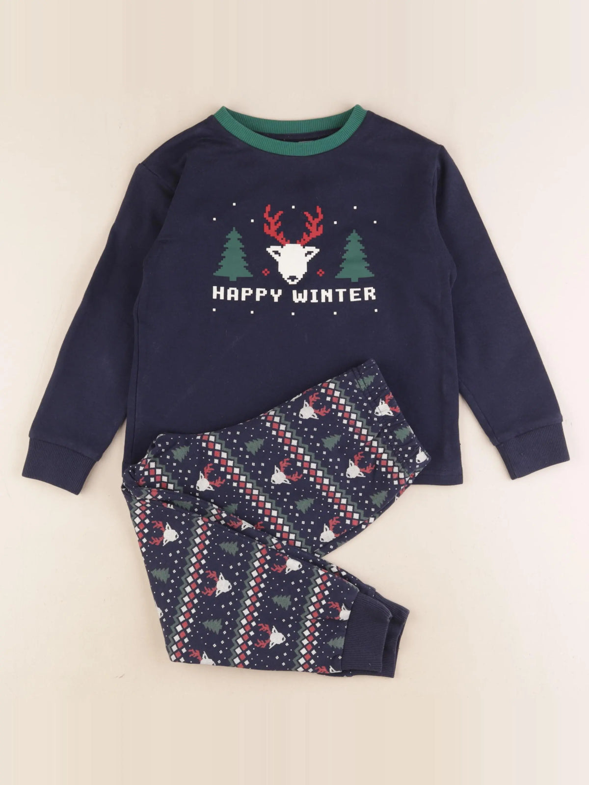 Okaidi - pyjama coton bleu - 5 ans