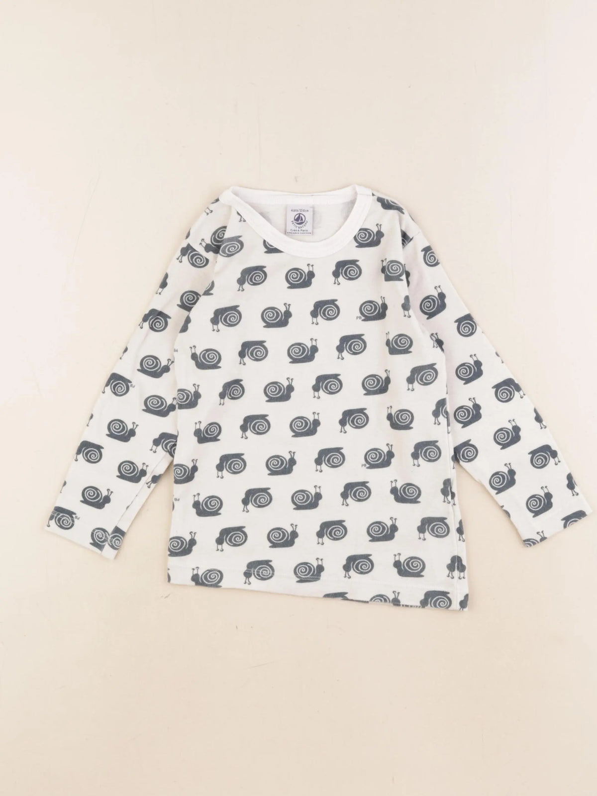 Petit Bateau - maillot de corps beige - 4 ans