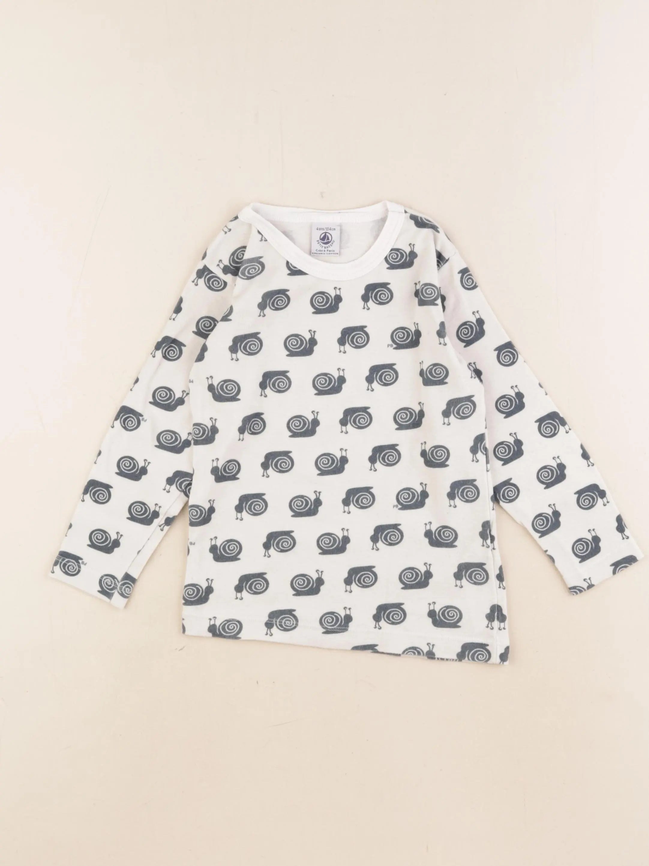Petit Bateau - maillot de corps beige - 4 ans