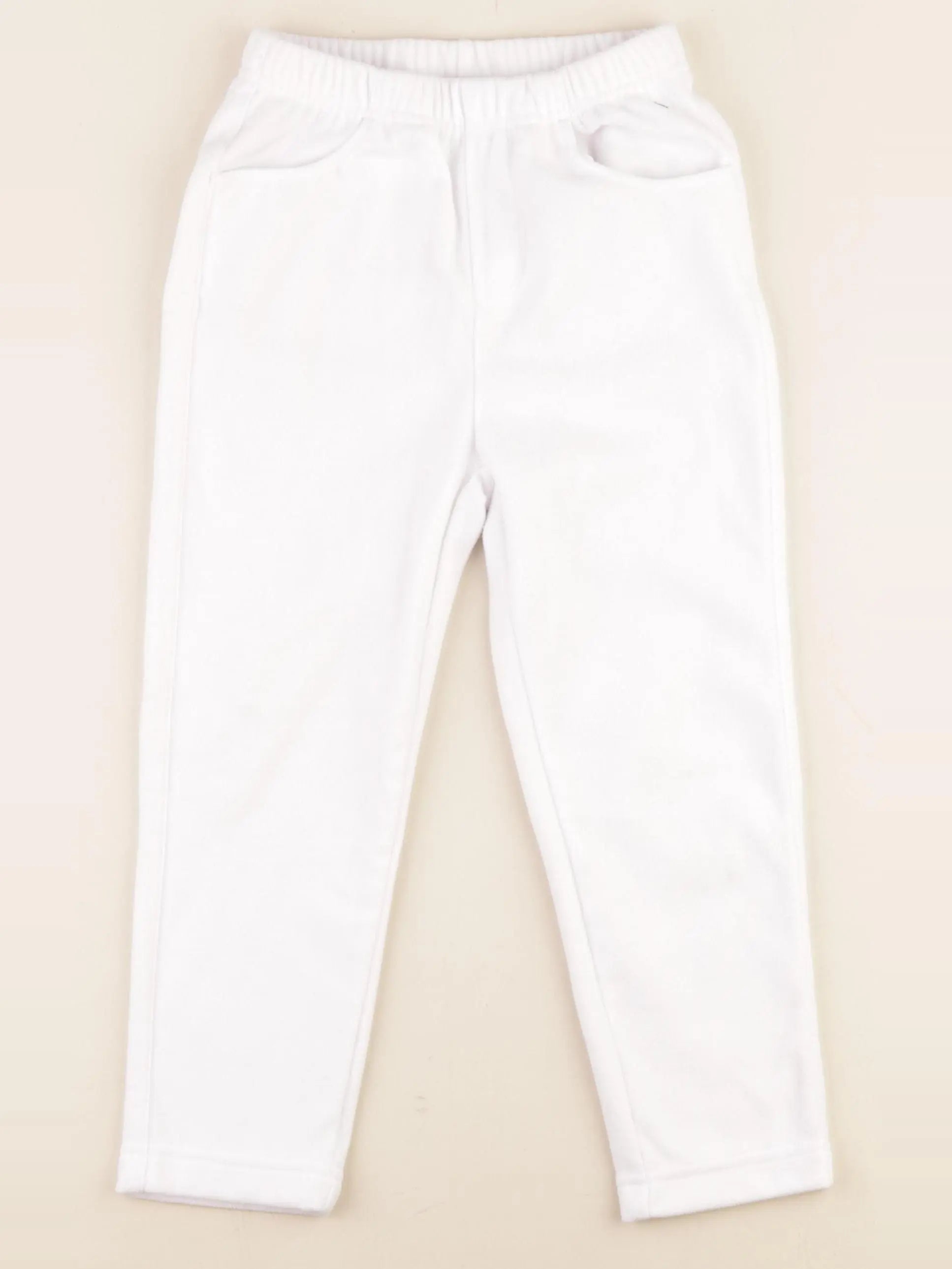 Poivre Blanc Ski - pantalon micropolaire blanc - 4 ans