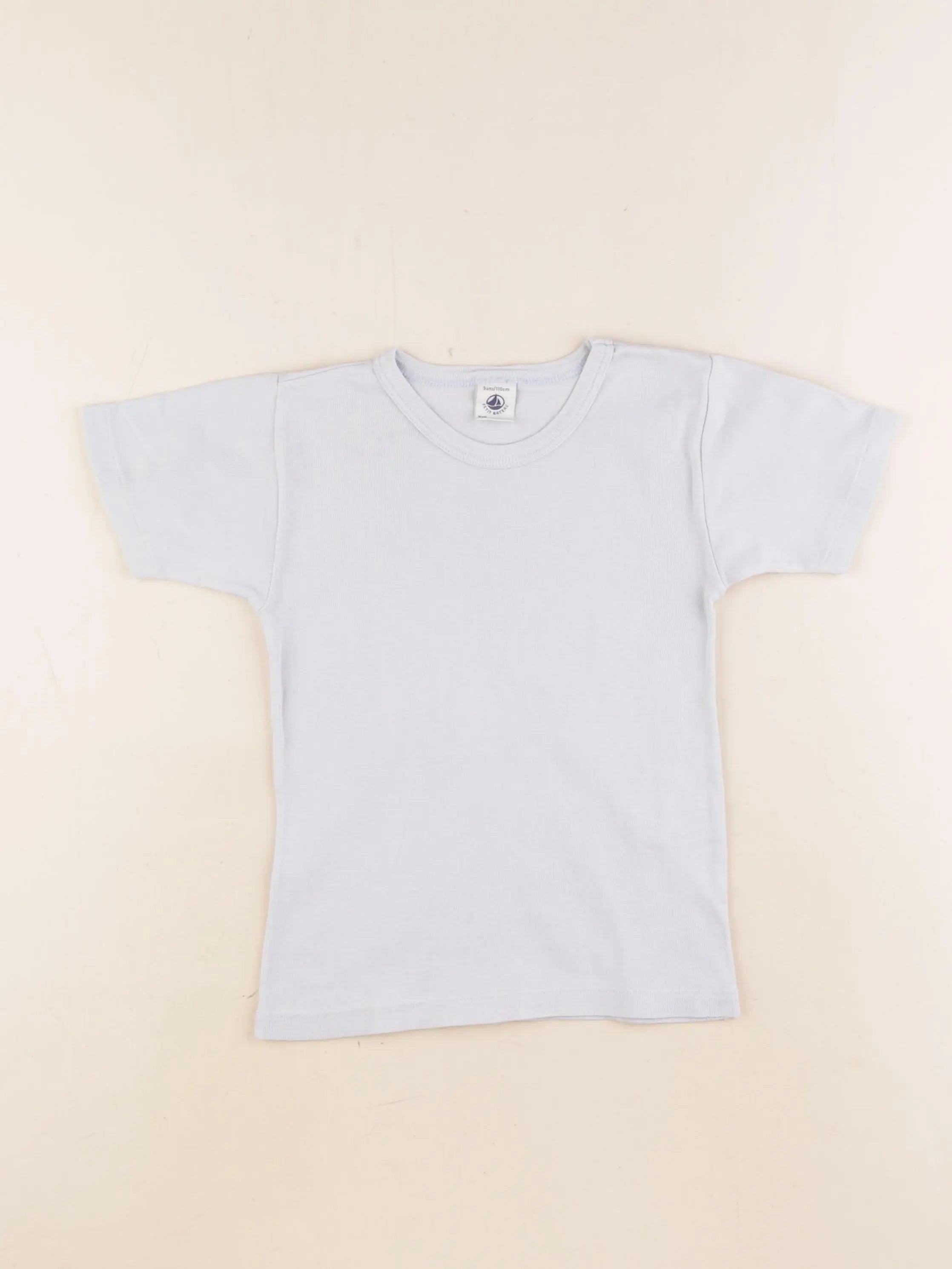 Petit Bateau - maillot de corps bleu - 5 ans