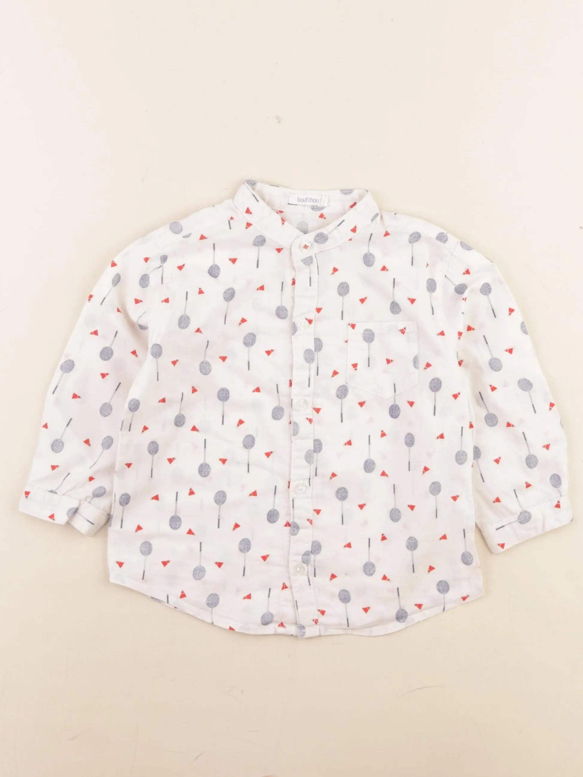 Boutchou - chemise blanc - 18 mois