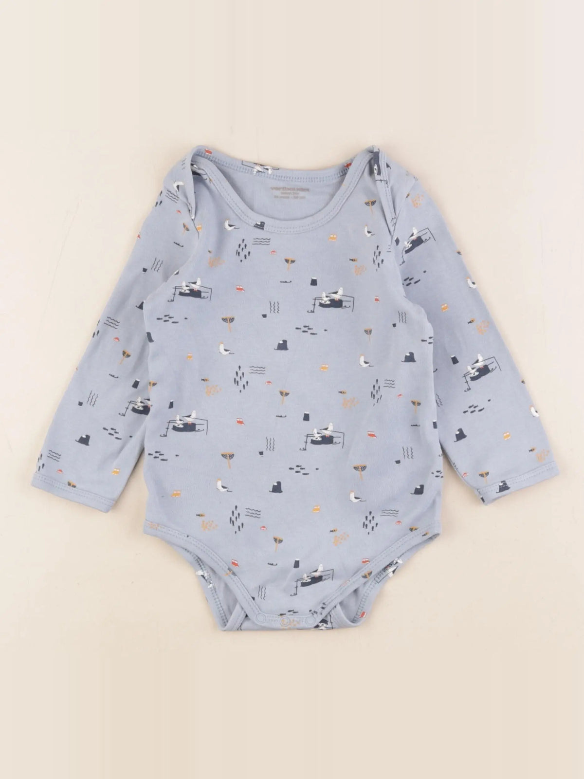 Vertbaudet - body bleu - 24 mois