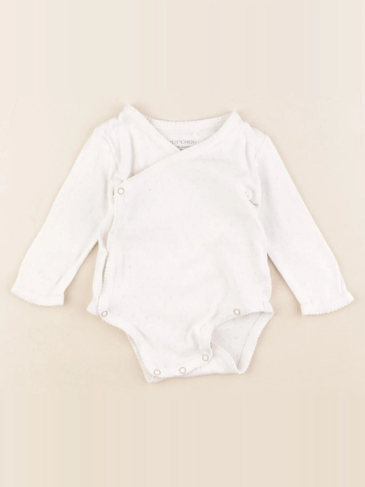 Boutchou - body blanc - 6 mois